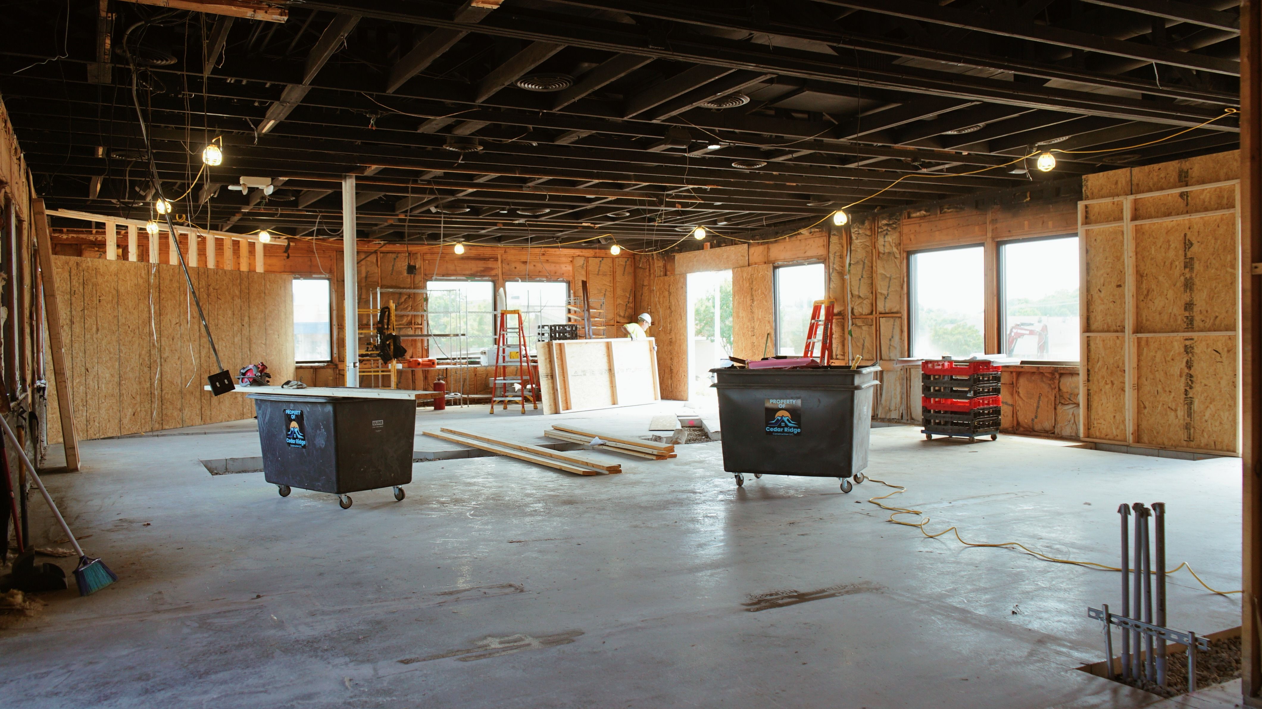 Commercial Mellow Mushroom Buildout (Danville, Va) for Cedar Ridge Construction in Danville, VA