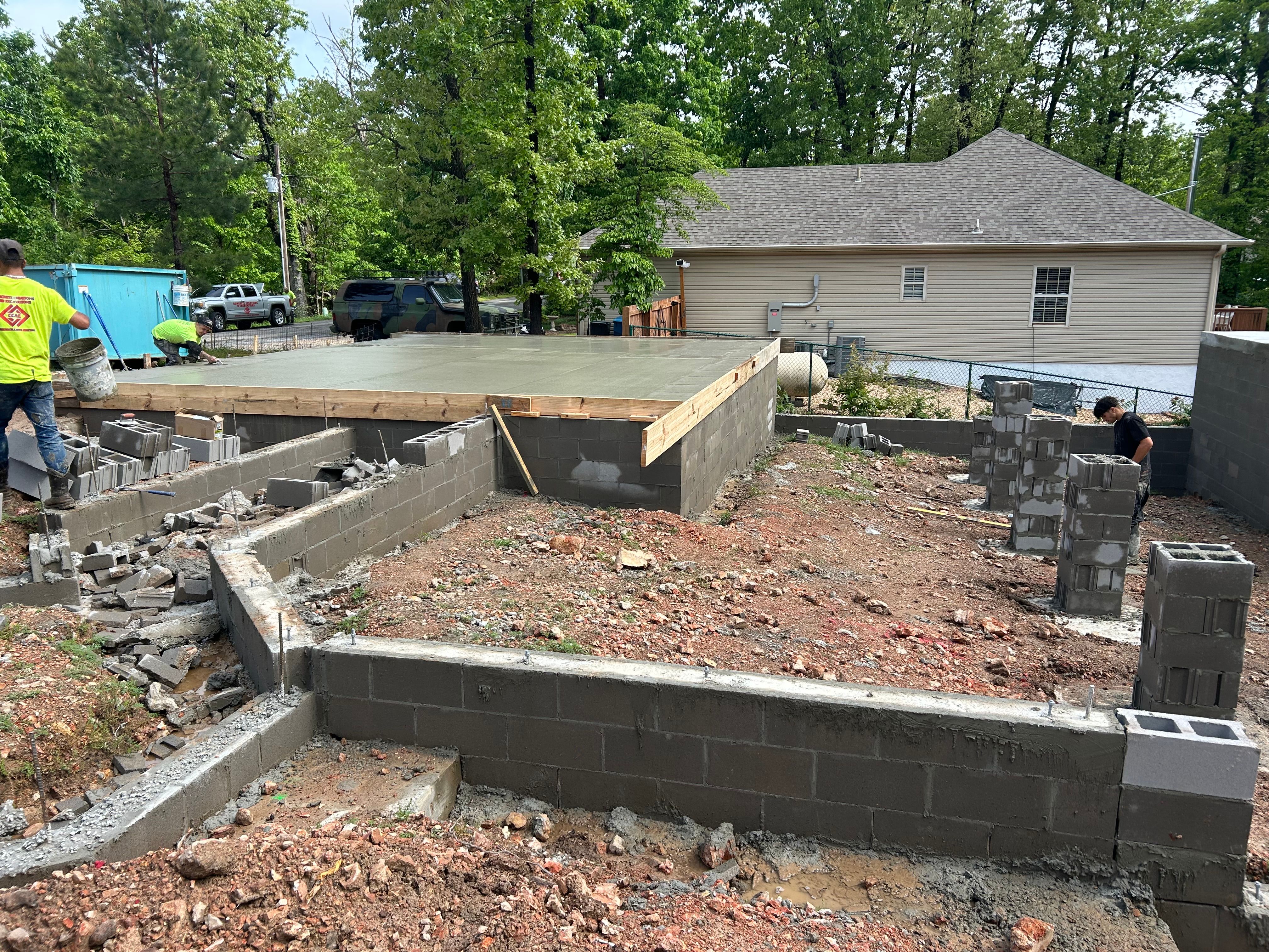  for Concrete Creations and Excavations in Centerton, AR