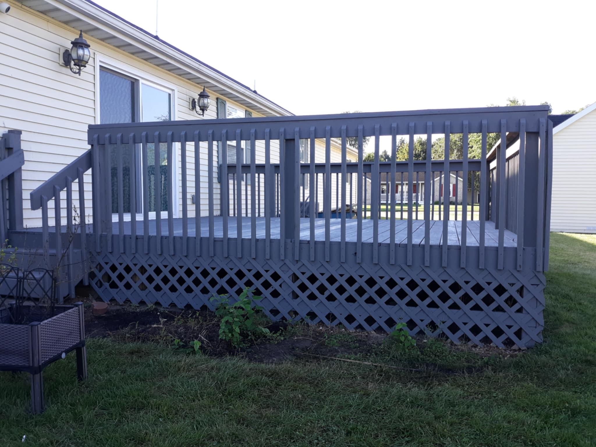 Staining for Risner Construction in De Motte, IN