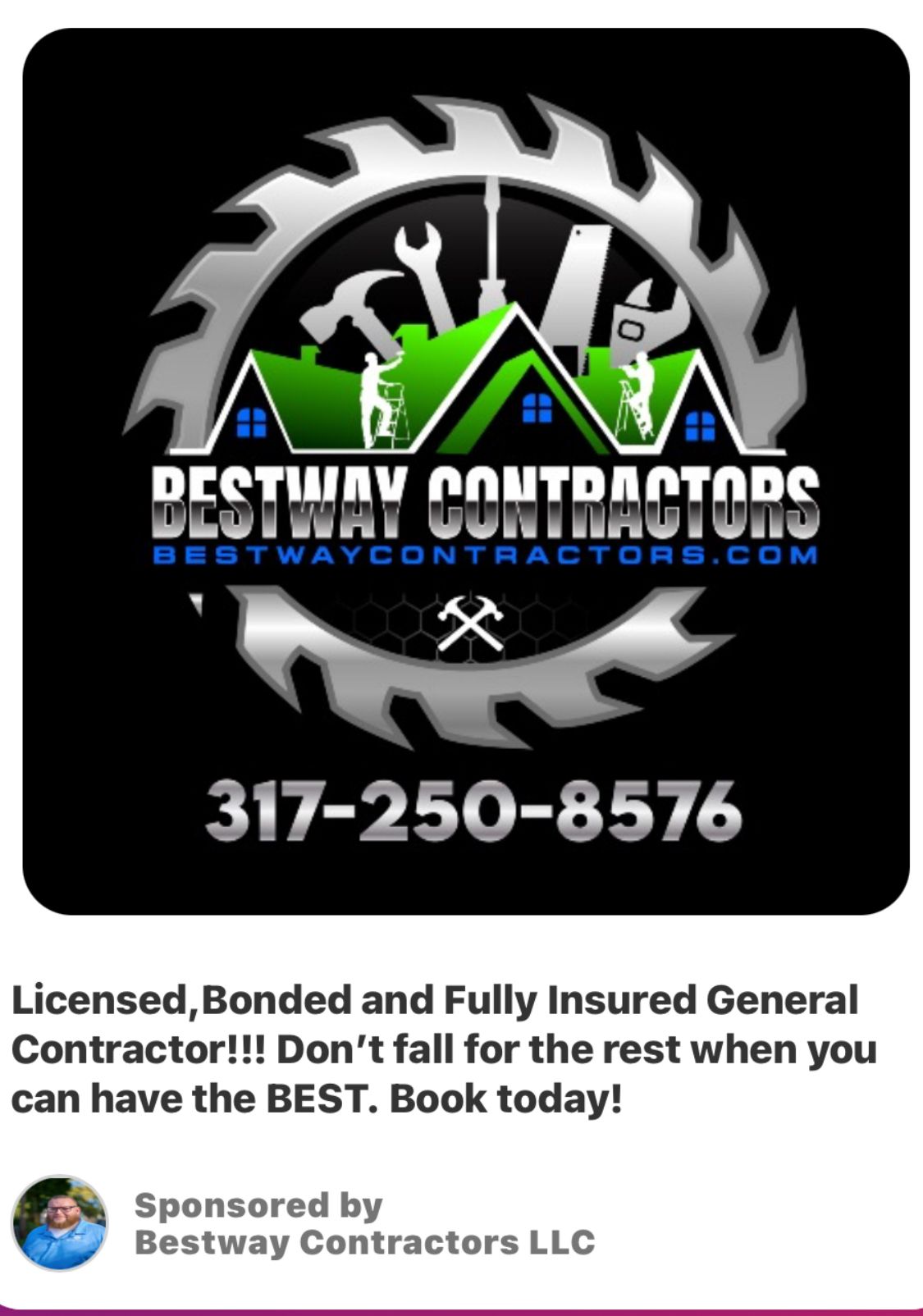  for Bestway Contractors LLC in Indianapolis, IN