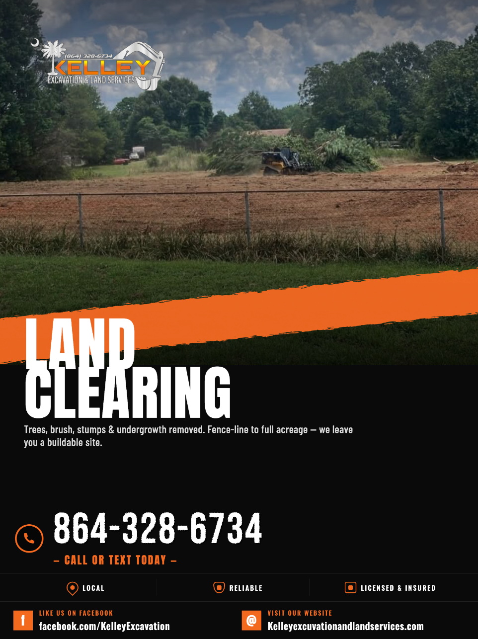  for Kelley Excavation & Land Services in Greenville, SC