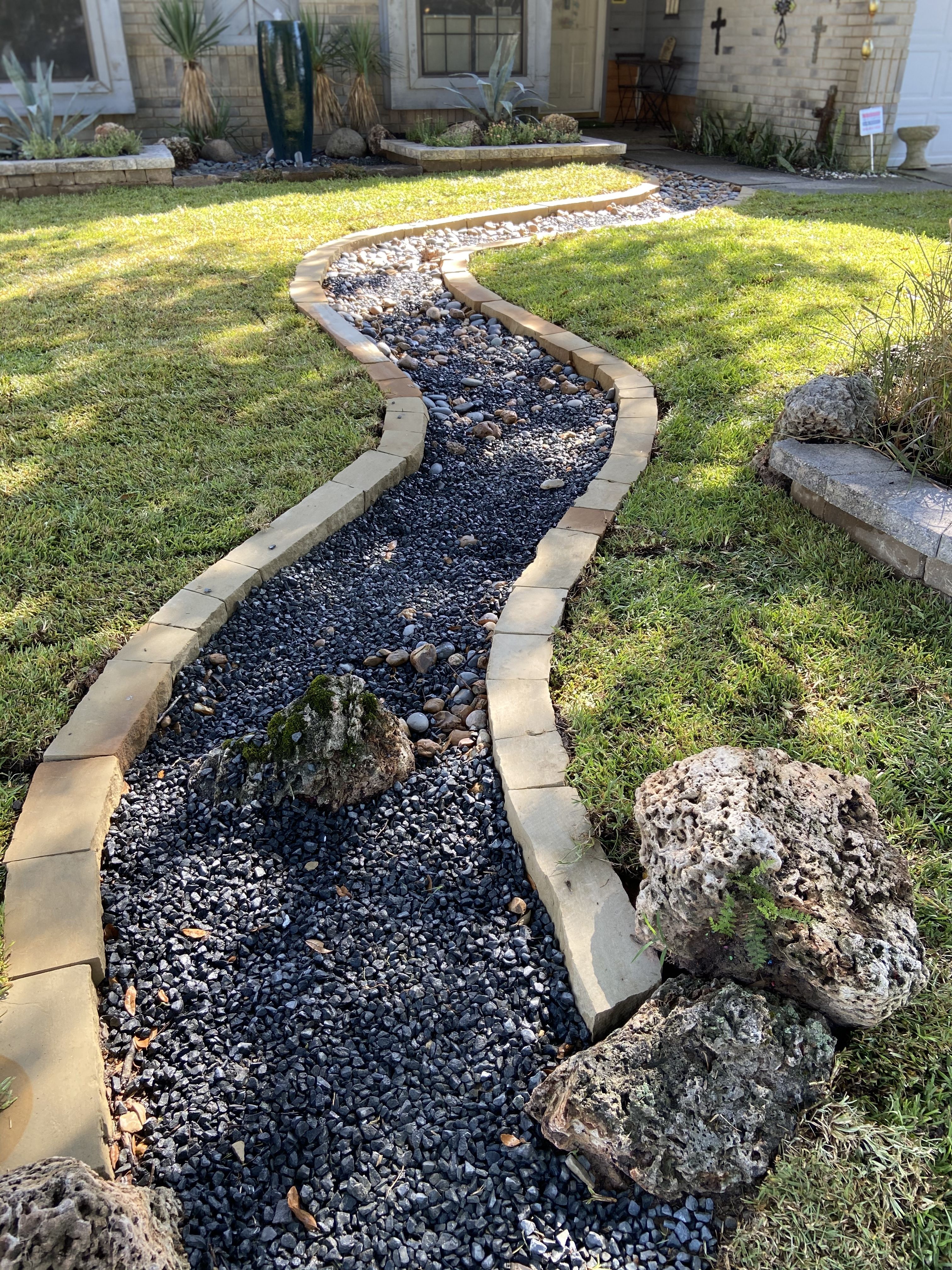 Walkways for Atlas Land Design in Creekside Park, TX