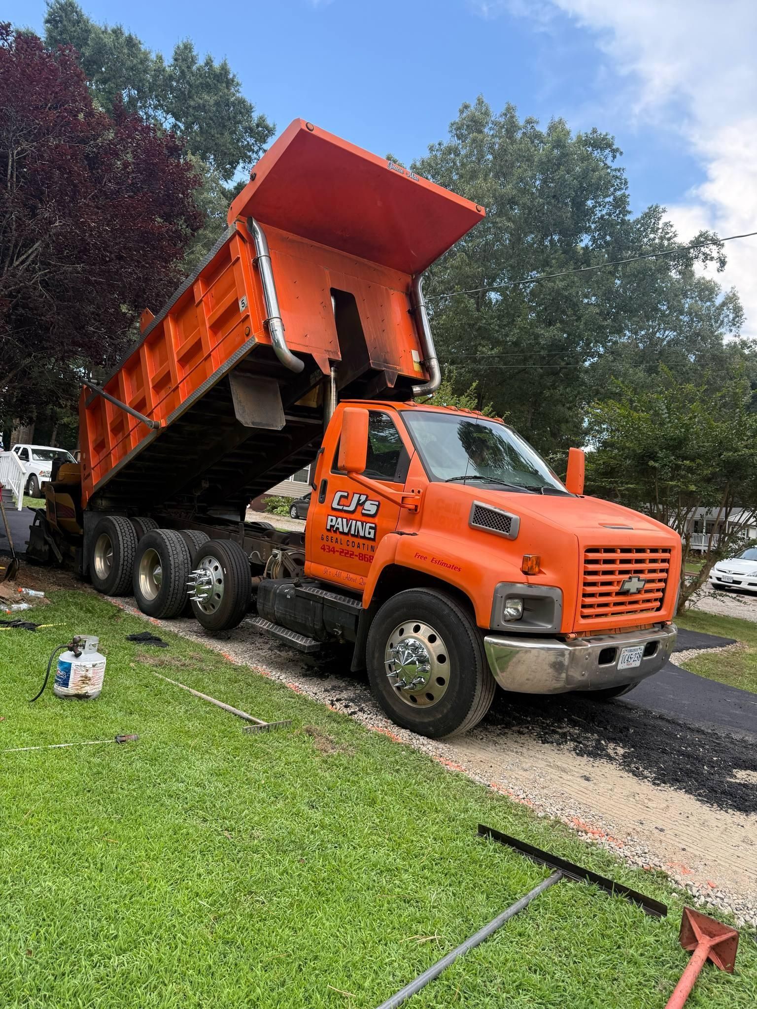  for CJ's Paving and Sealcoating in Lynchburg, VA
