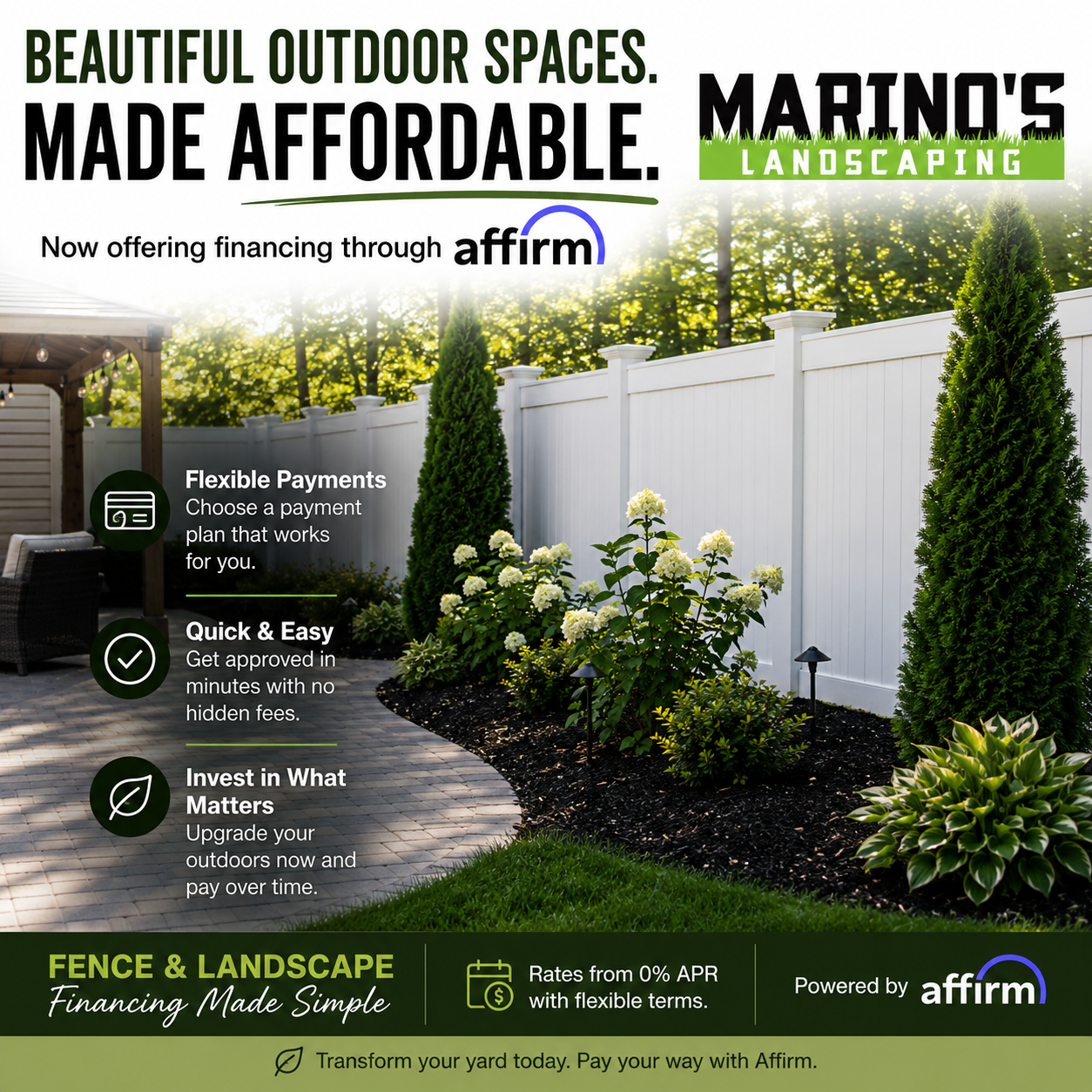  for Marino's Landscaping in Pennsville, NJ