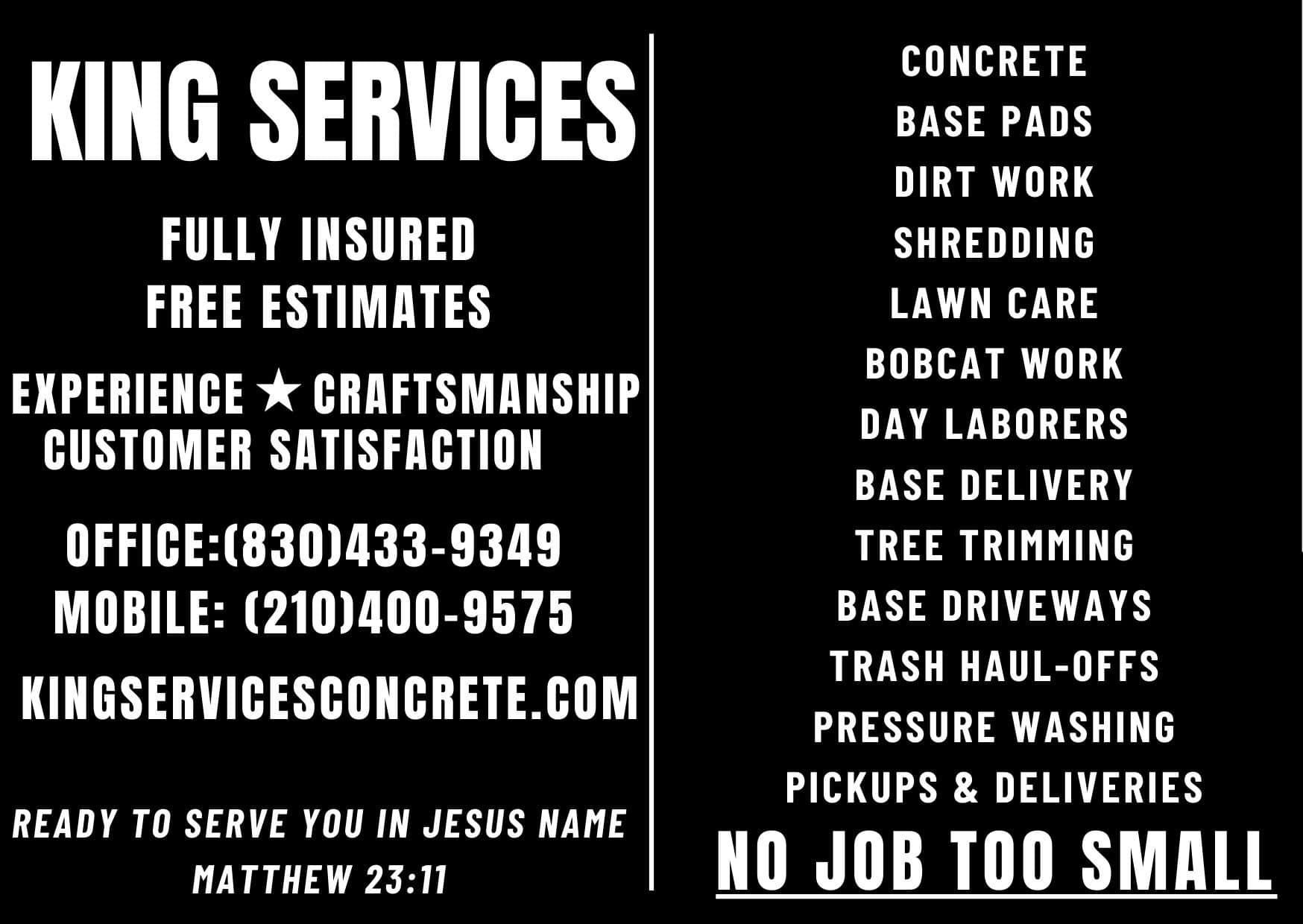  for King Services in Seguin, TX