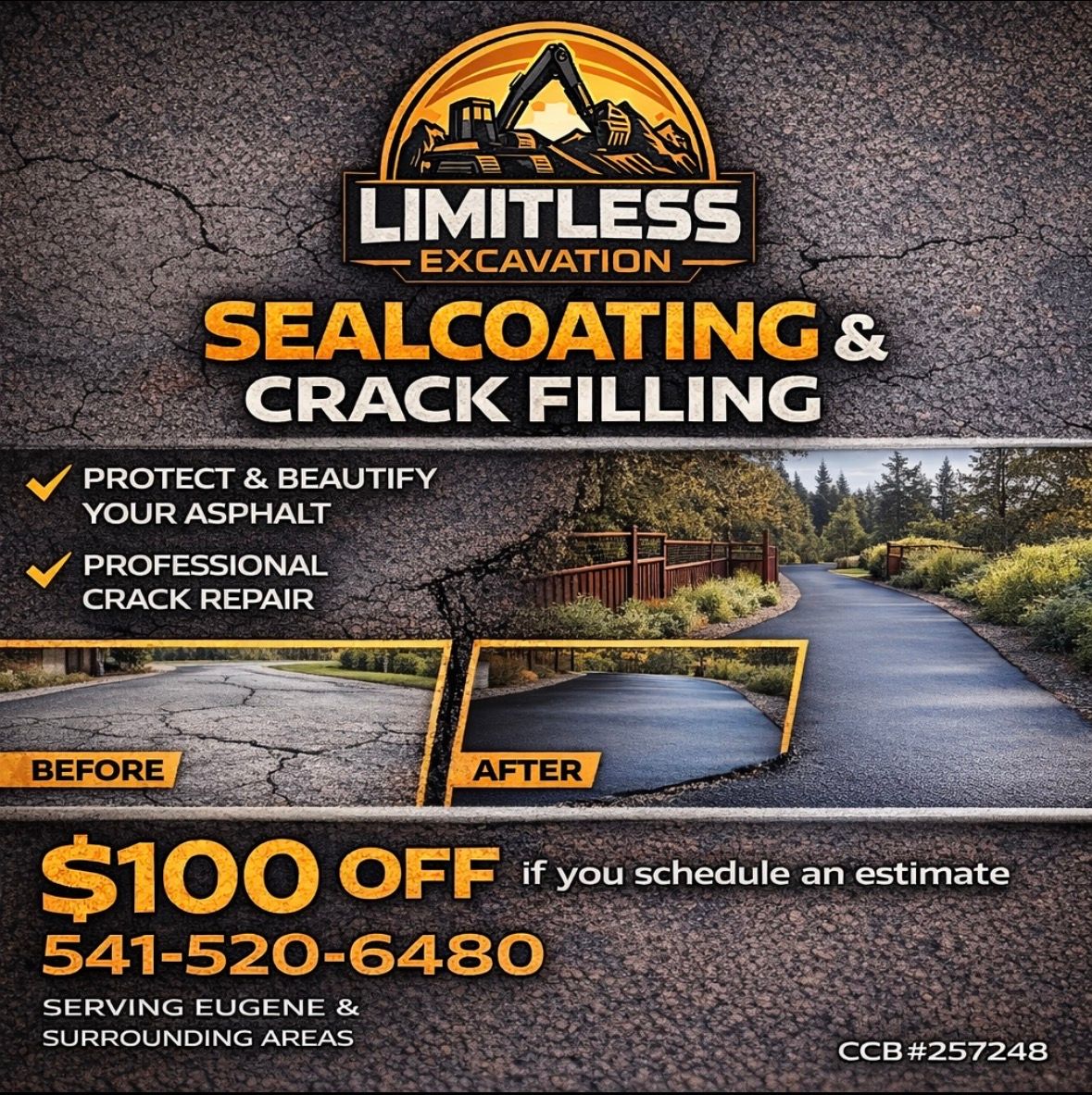  for Limitless Excavation & Land Clearing in Eugene, OR