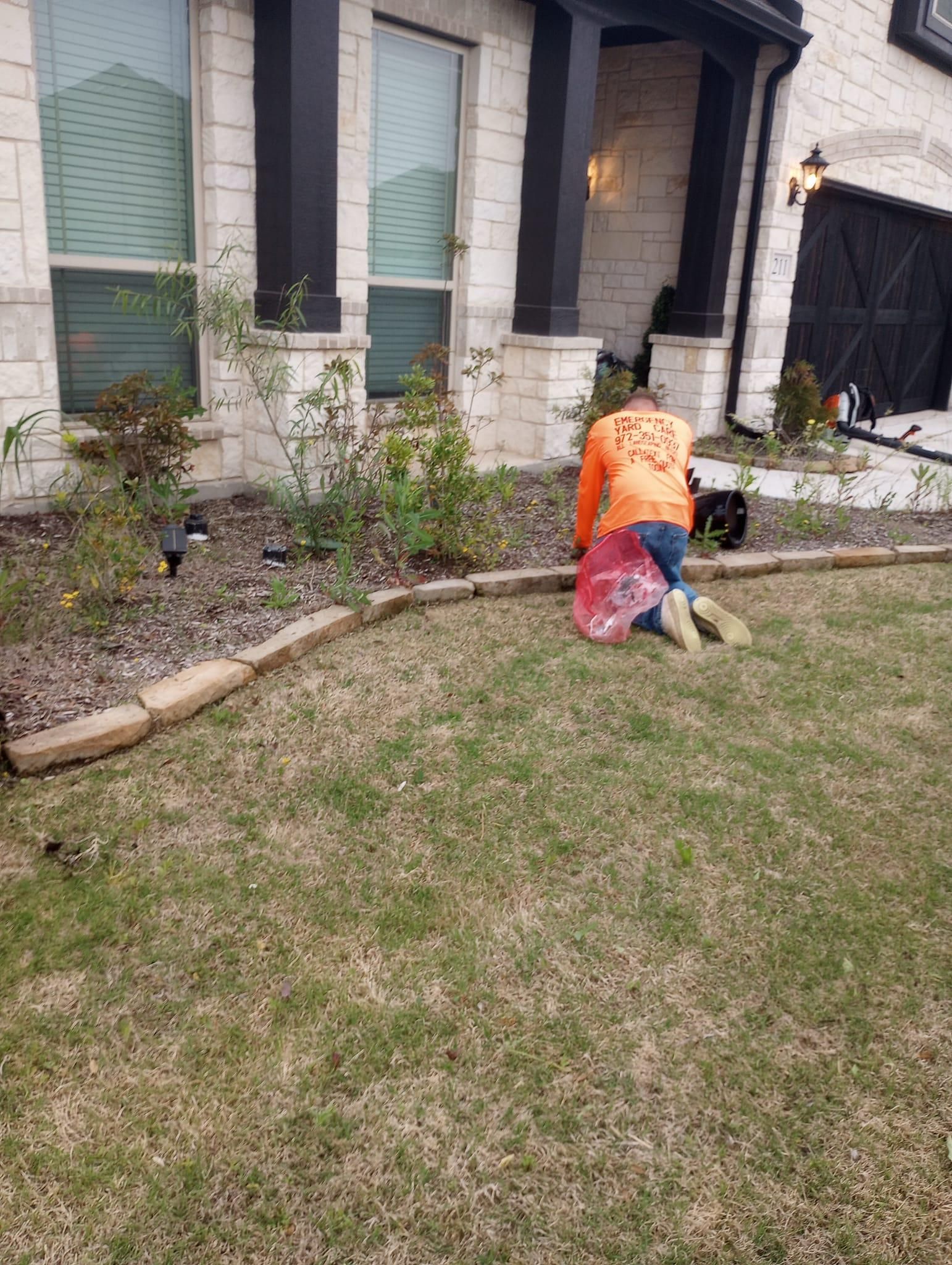 Mowing for Emergency Yard Care LLC in Waxahachie, TX