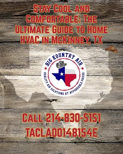  for Big Kountry Air in McKinney, TX