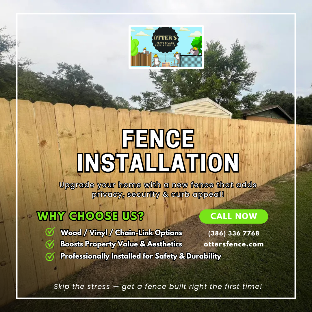  for Otter's Fence & Gate Repair Service in Palatka, FL