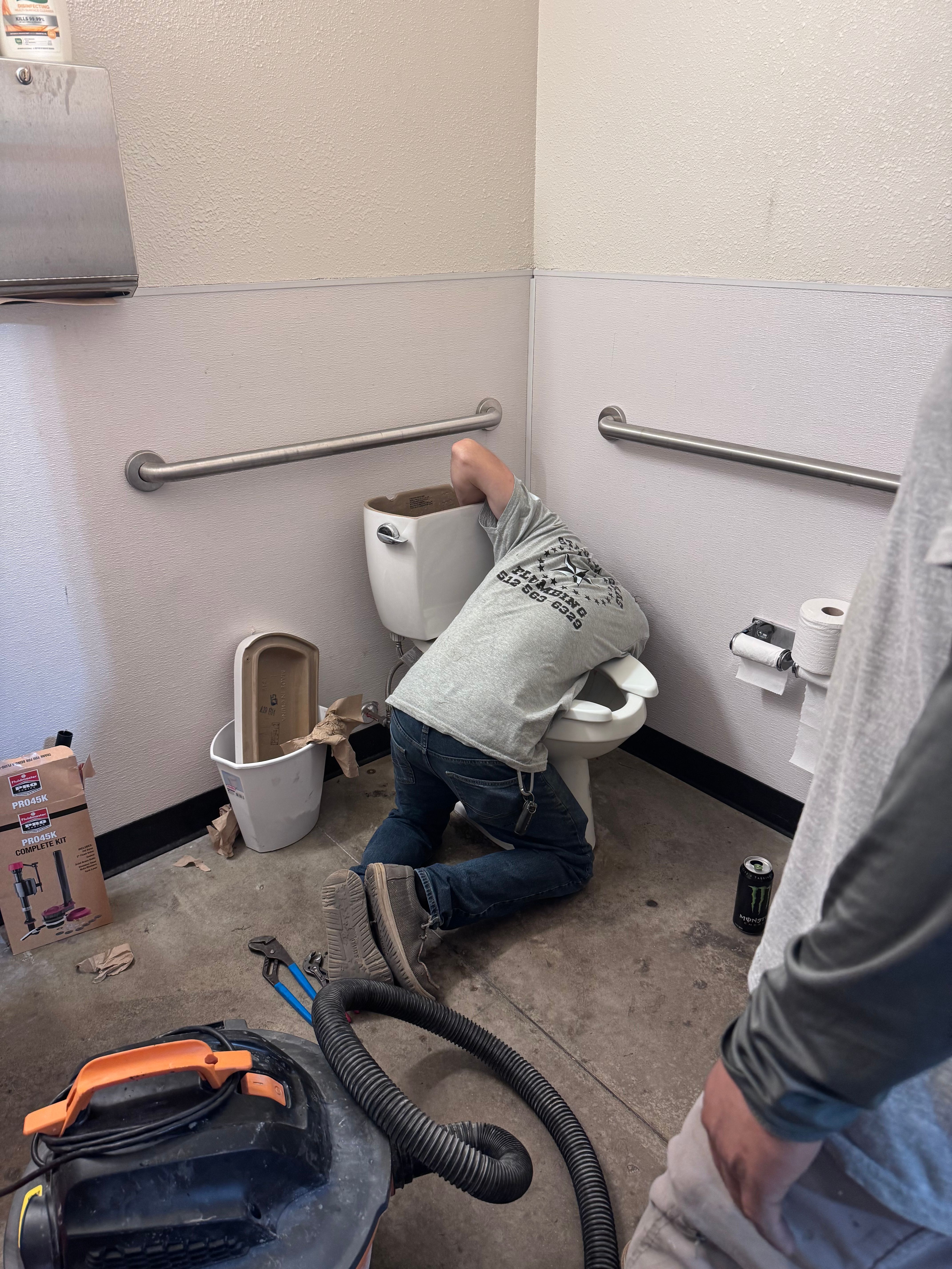 Toilet Gut Repair for Star of Texas Plumbing in Smithville, TX