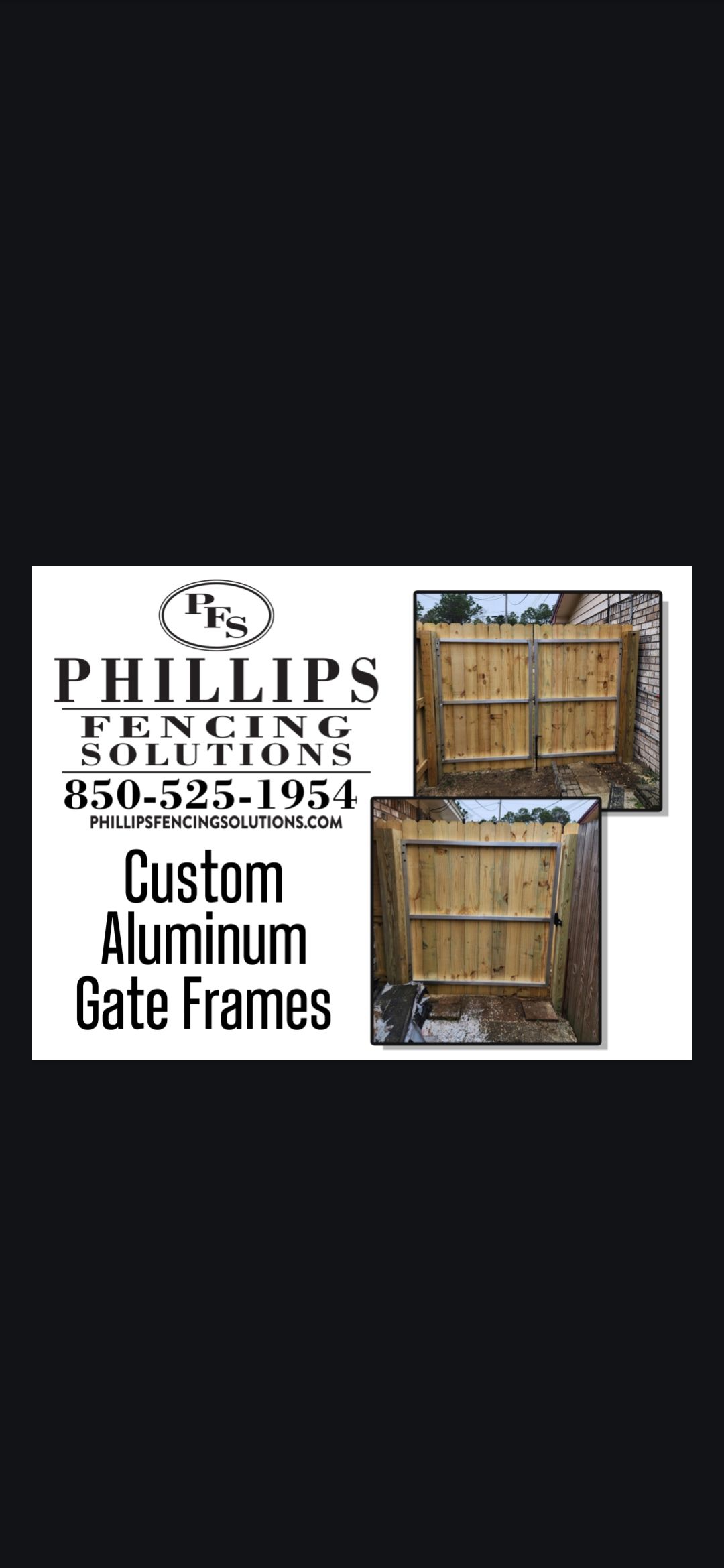  for Phillips Fencing Solutions in Pensacola, FL