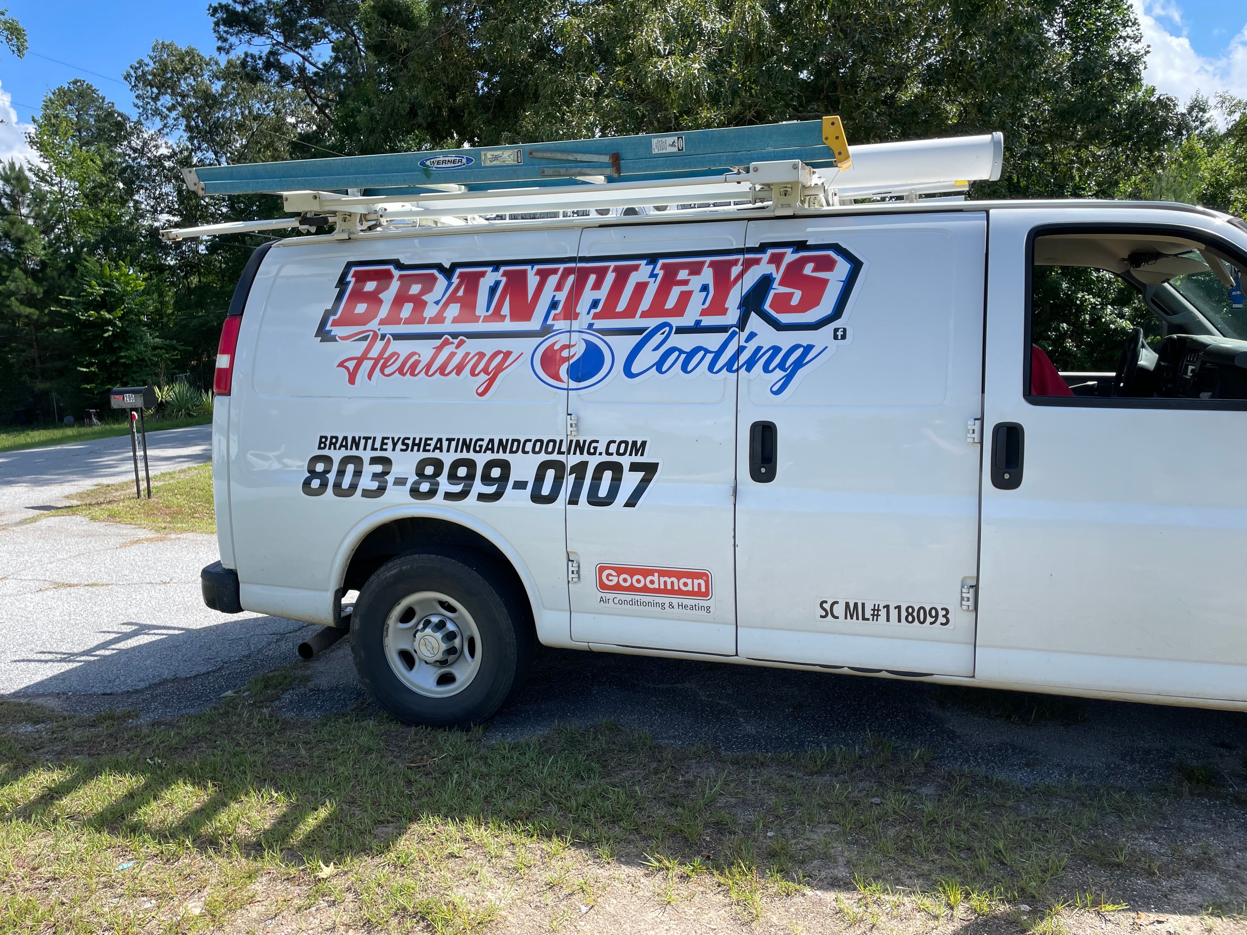 for Brantley’s Heating and Cooling in Columbia, South Carolina