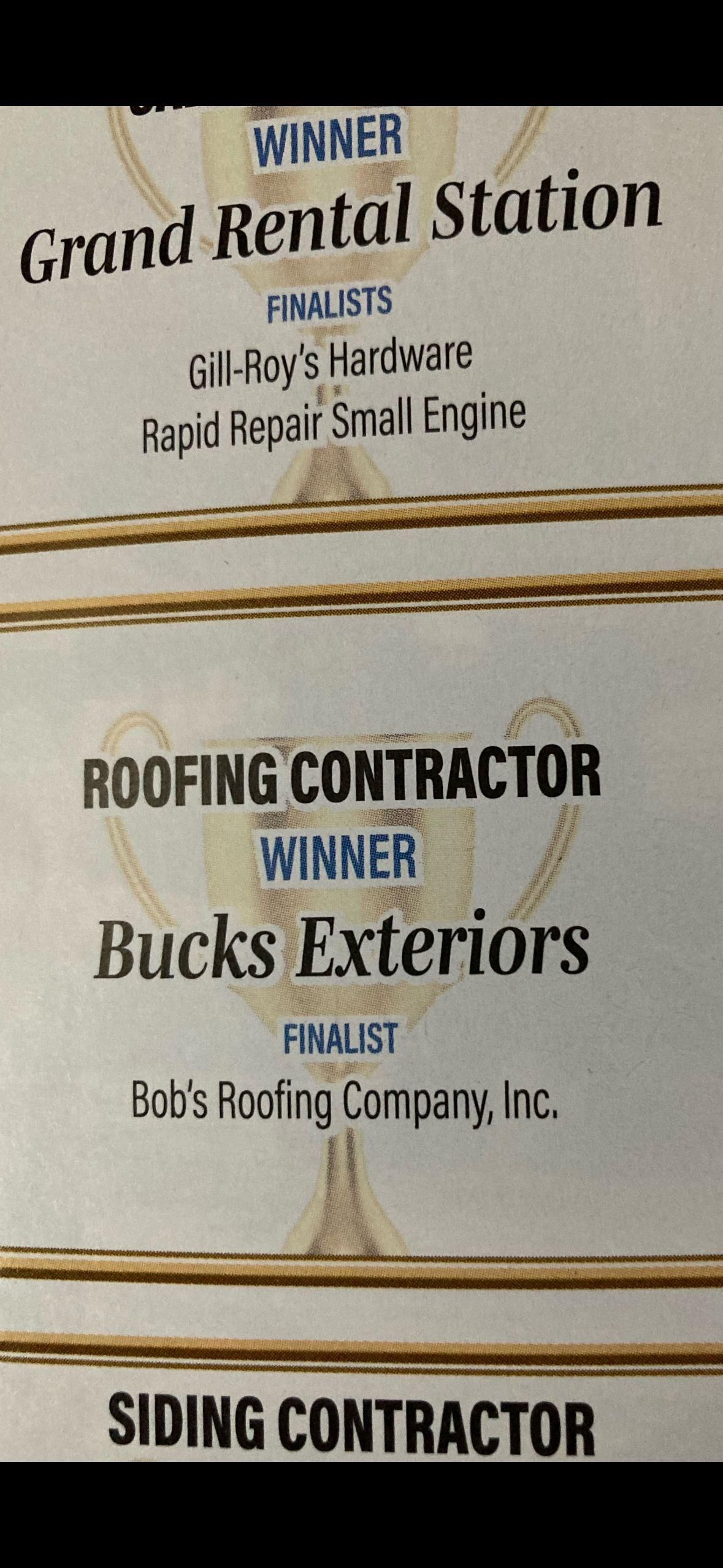  for Buck's Exteriors in Manistee, MI