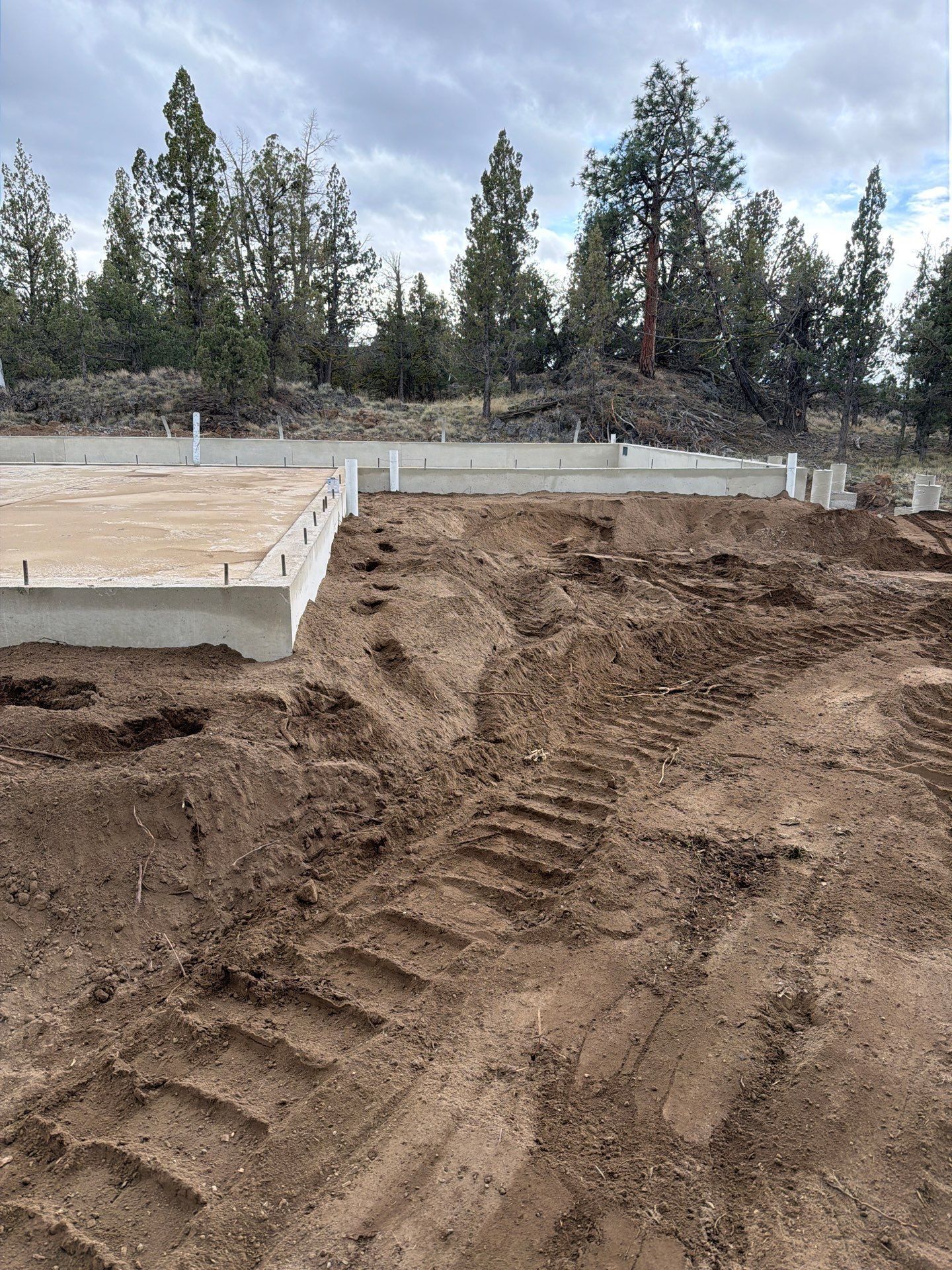 Foundation for TJR Concrete and Construction in Bend, OR