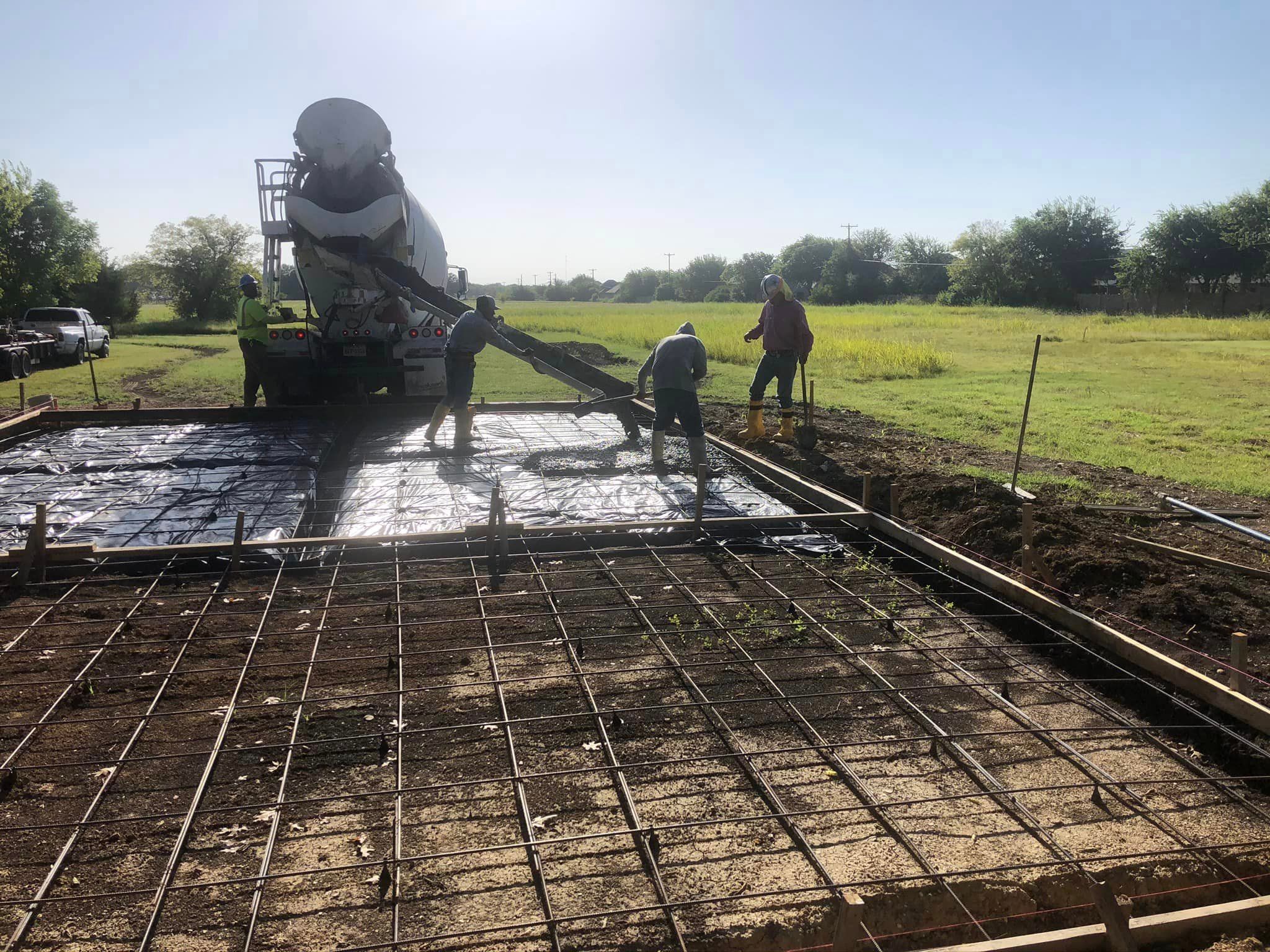 Concrete Work for JCL Concrete LLC in Streetman, TX