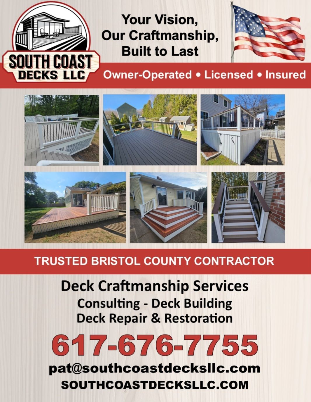  for South Coast Decks LLC in Mansfield, MA