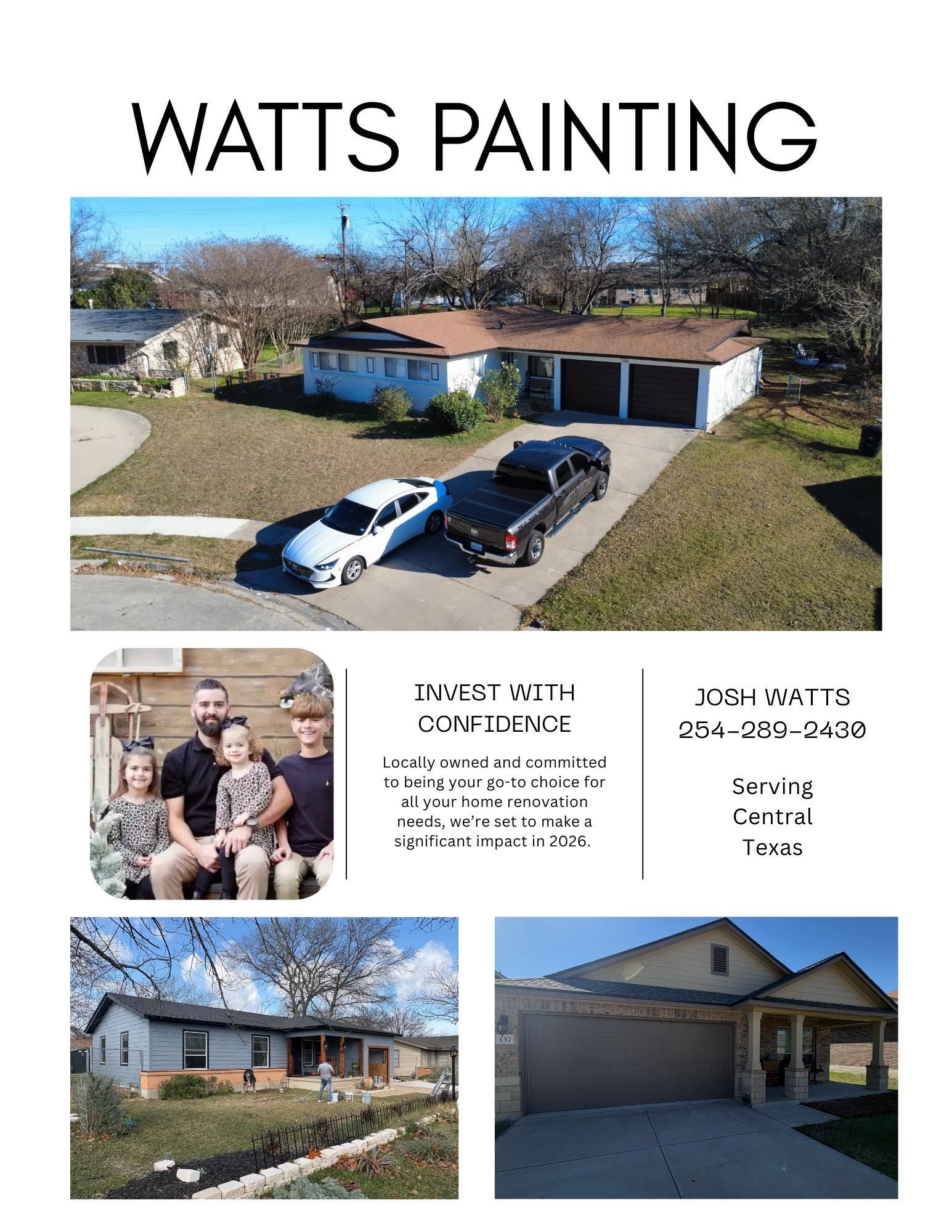  for Watts Painting in Killeen, TX