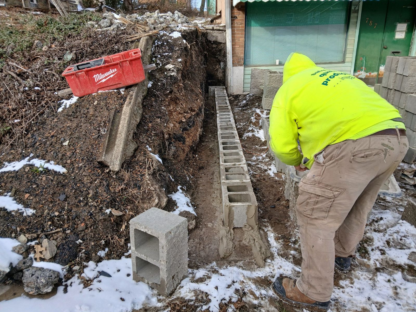 Retaining Wall  for Joseph Little Home Improvements in Pittsburgh, PA