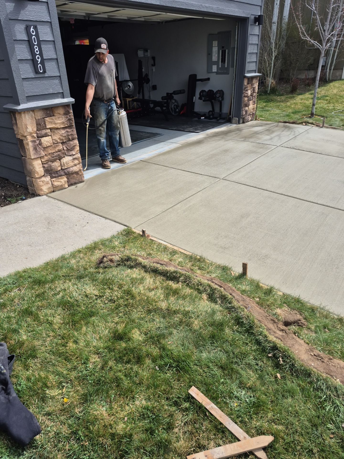 Stamped Concrete for TJR Concrete and Construction in Bend, OR