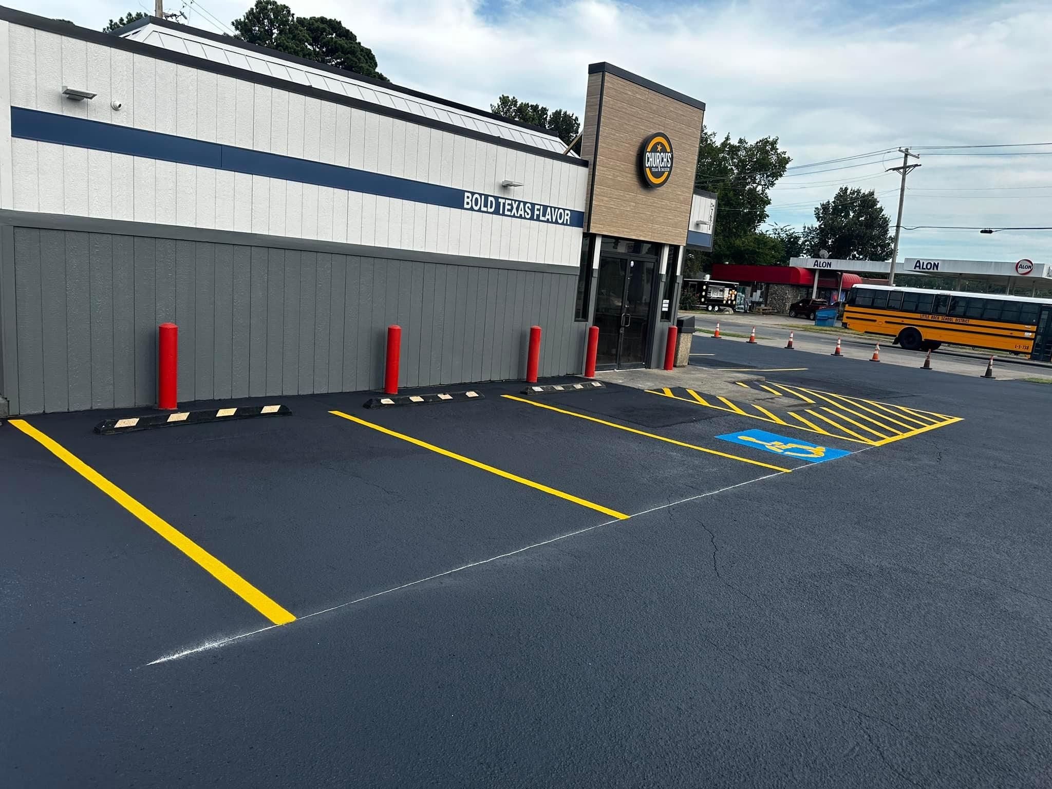 All Photos for Straight Line Striping in Little Rock, AR