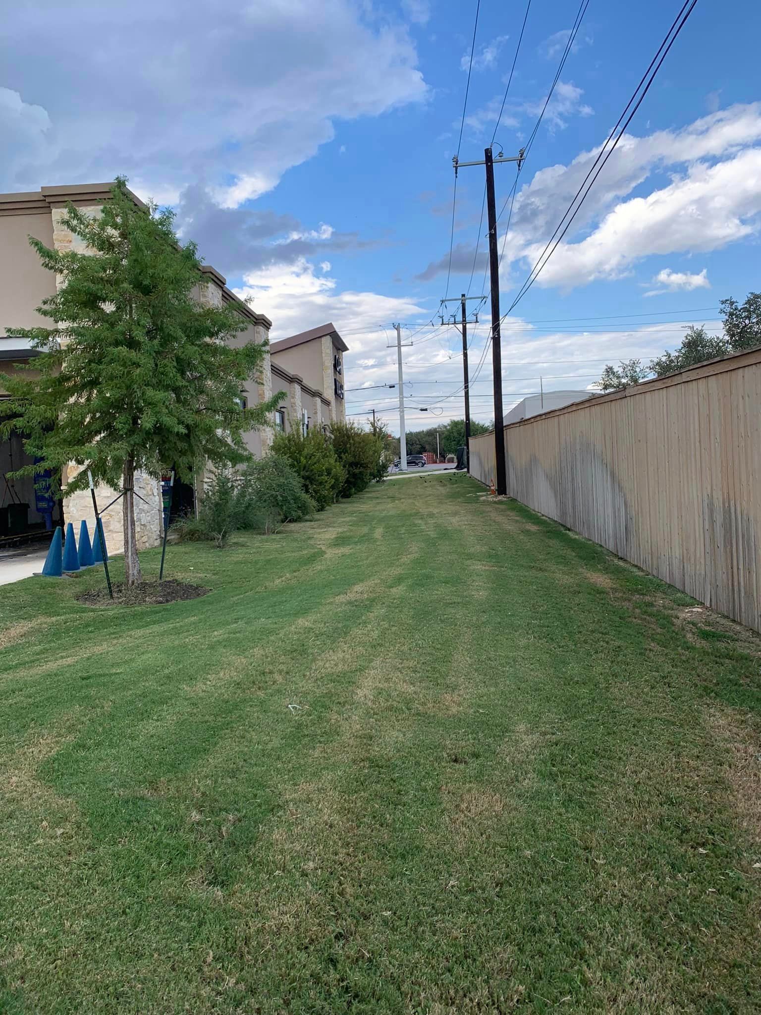 Mowing for Allen Lawn Care in Taylor, Texas