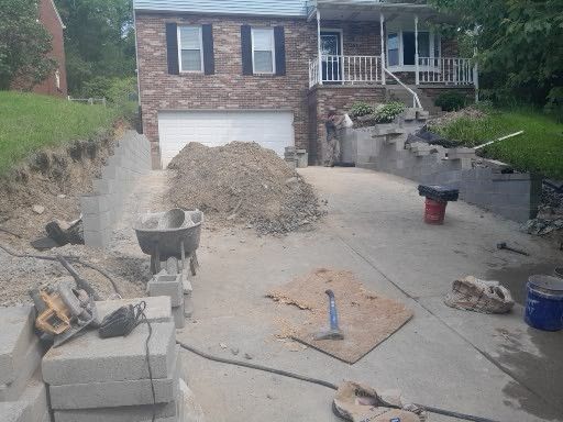 Retaining Wall  for Joseph Little Home Improvements in Pittsburgh, PA