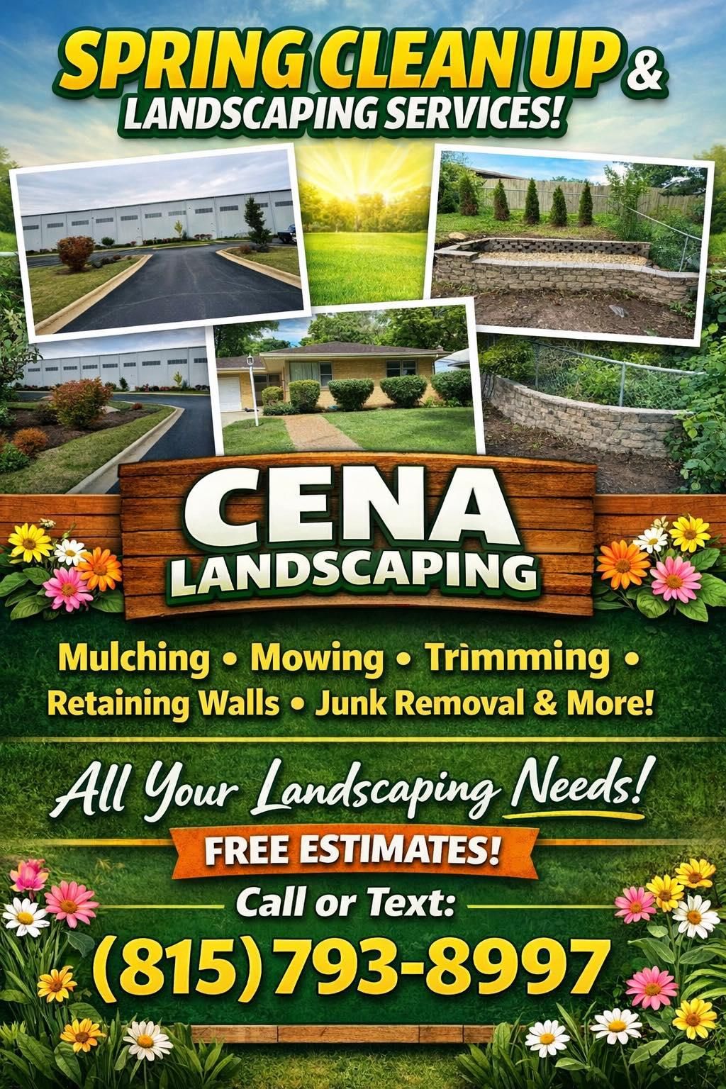  for Cena Landscaping in Rockford, IL