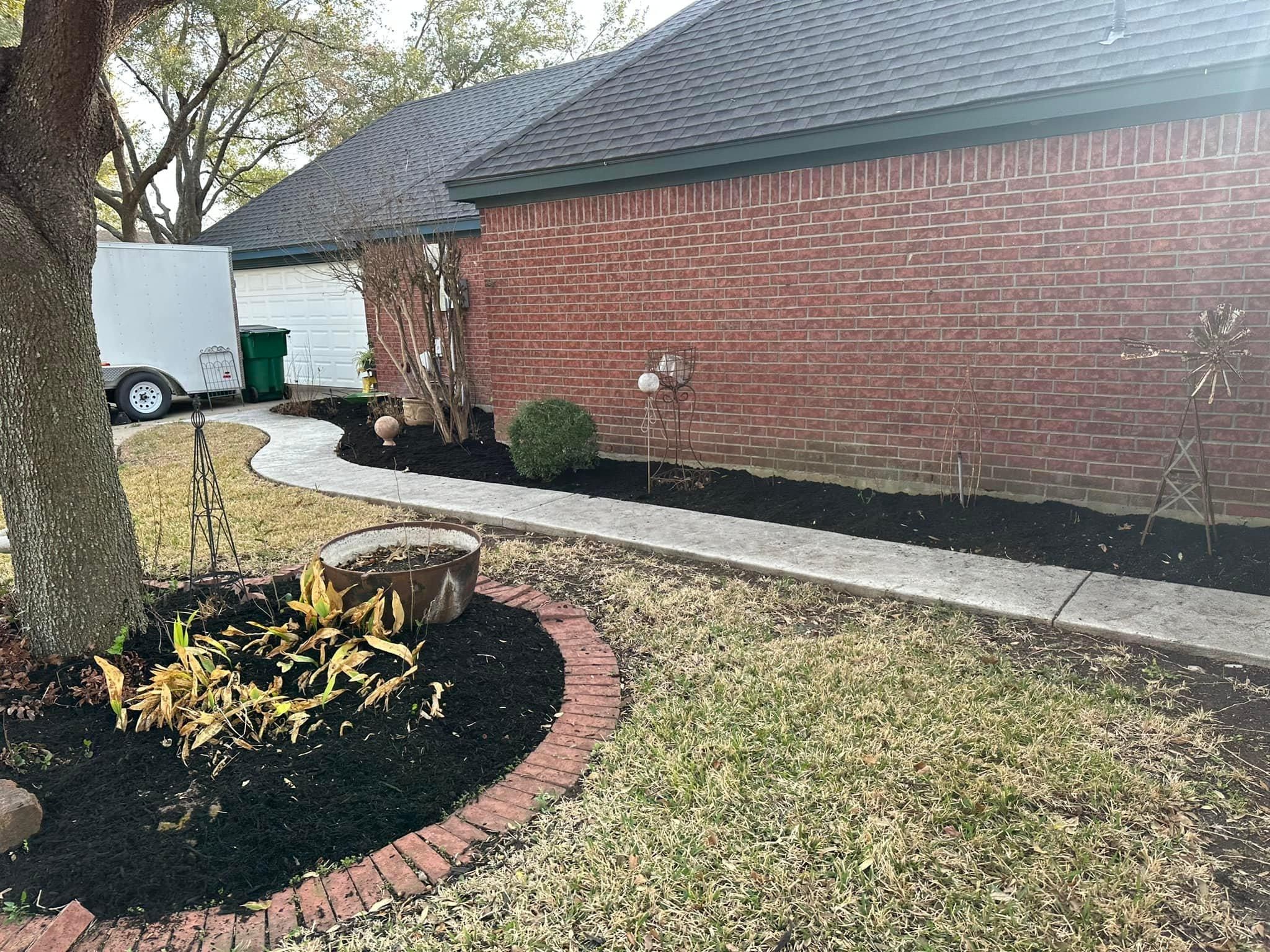 Mowing for Allen Lawn Care in Taylor, Texas