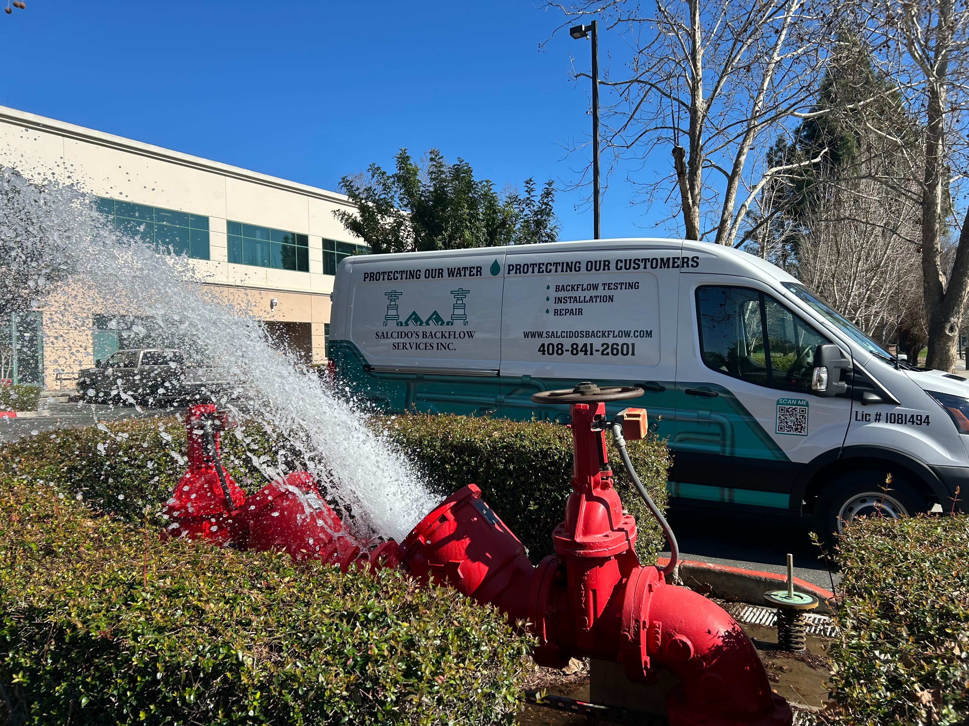  for SALCIDO'S BACKFLOW SERVICES INC in Santa Clara, CA