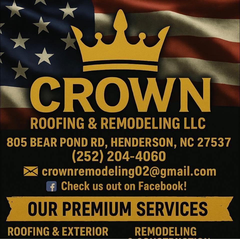  for Crown Roofing & Remodeling in Wake Forest, NC
