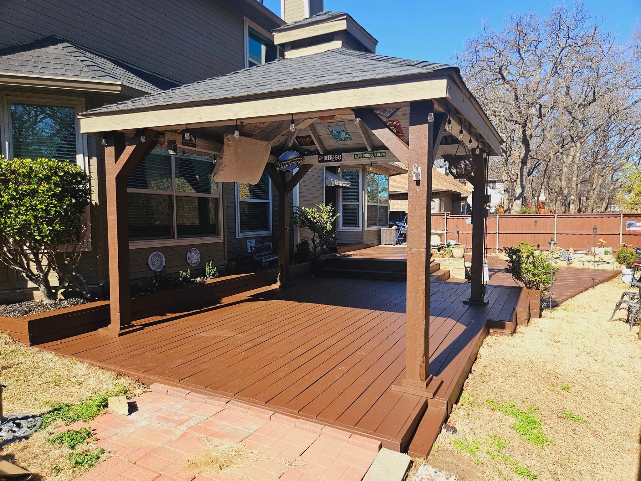 Outdoor Wood for Armor Fence Staining in Highland Village, TX