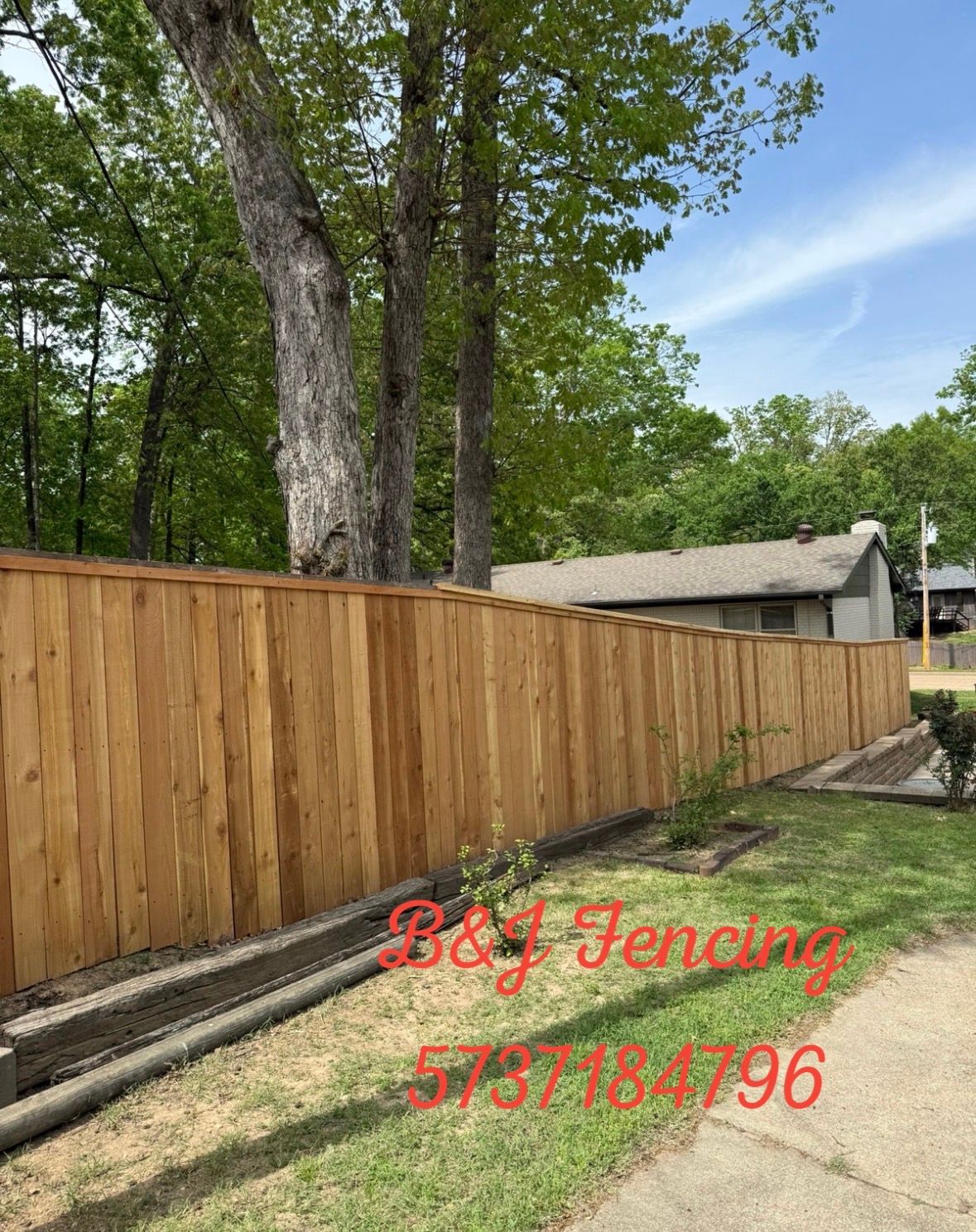  for B&J Fencing in Harviell, MO
