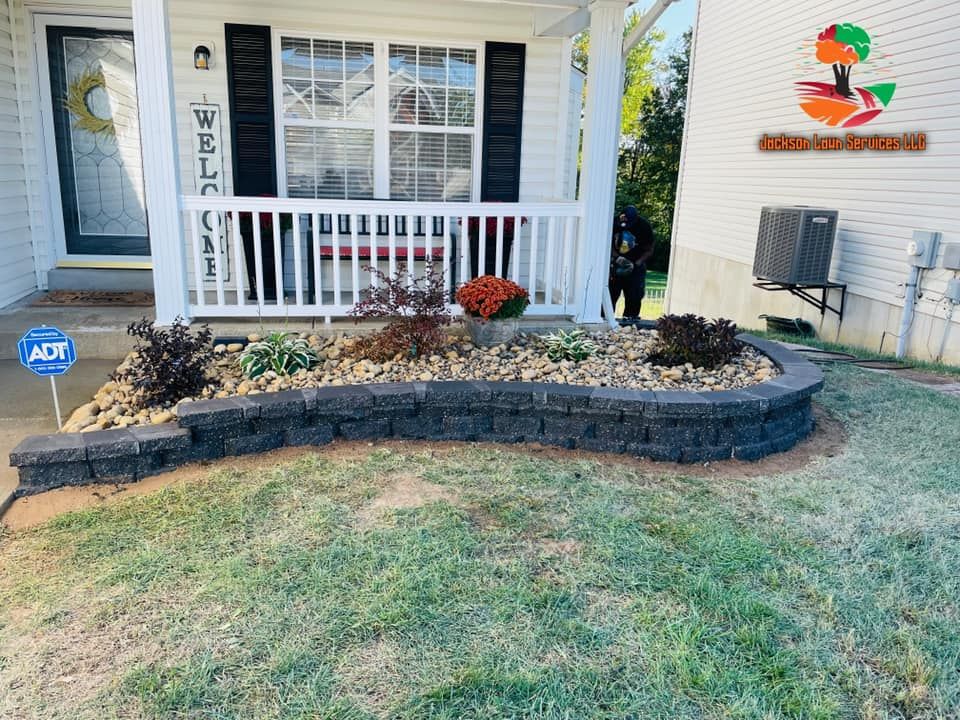 Retaining Wall for Jackson Lawn Services LLC in St Louis, MO