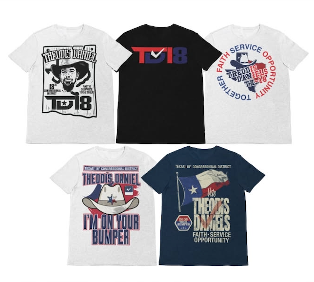  for Theodis Daniel's Custom Apparel in Houston, TX