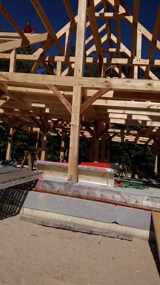 Exterior Renovations for Dresser Timber Frames in Dedham, ME