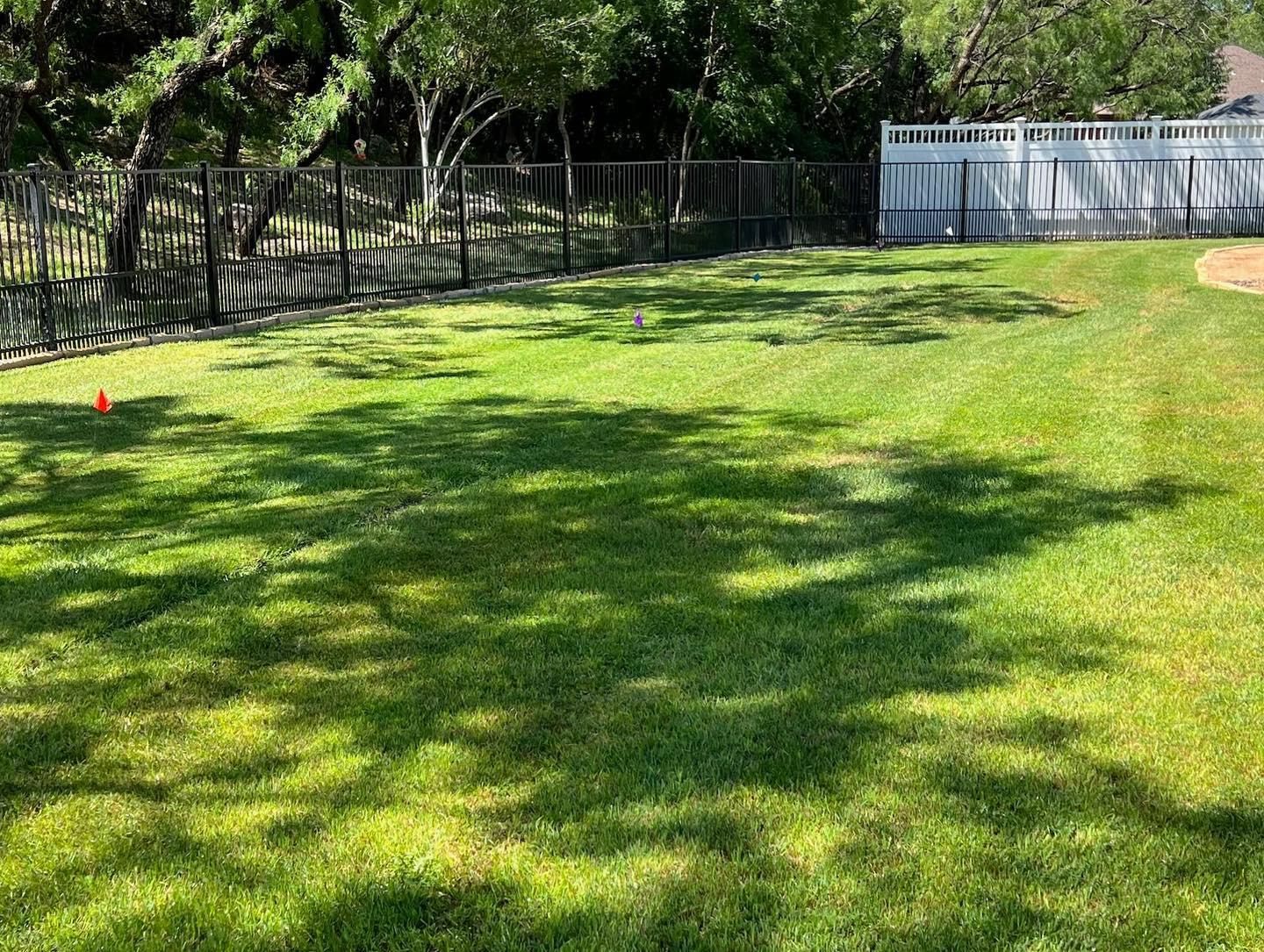 irrigation Installation for Platinum Landscape Design LLC in San Angelo, Texas