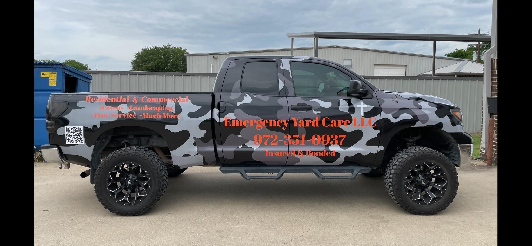 Mowing for Emergency Yard Care LLC in Waxahachie, TX