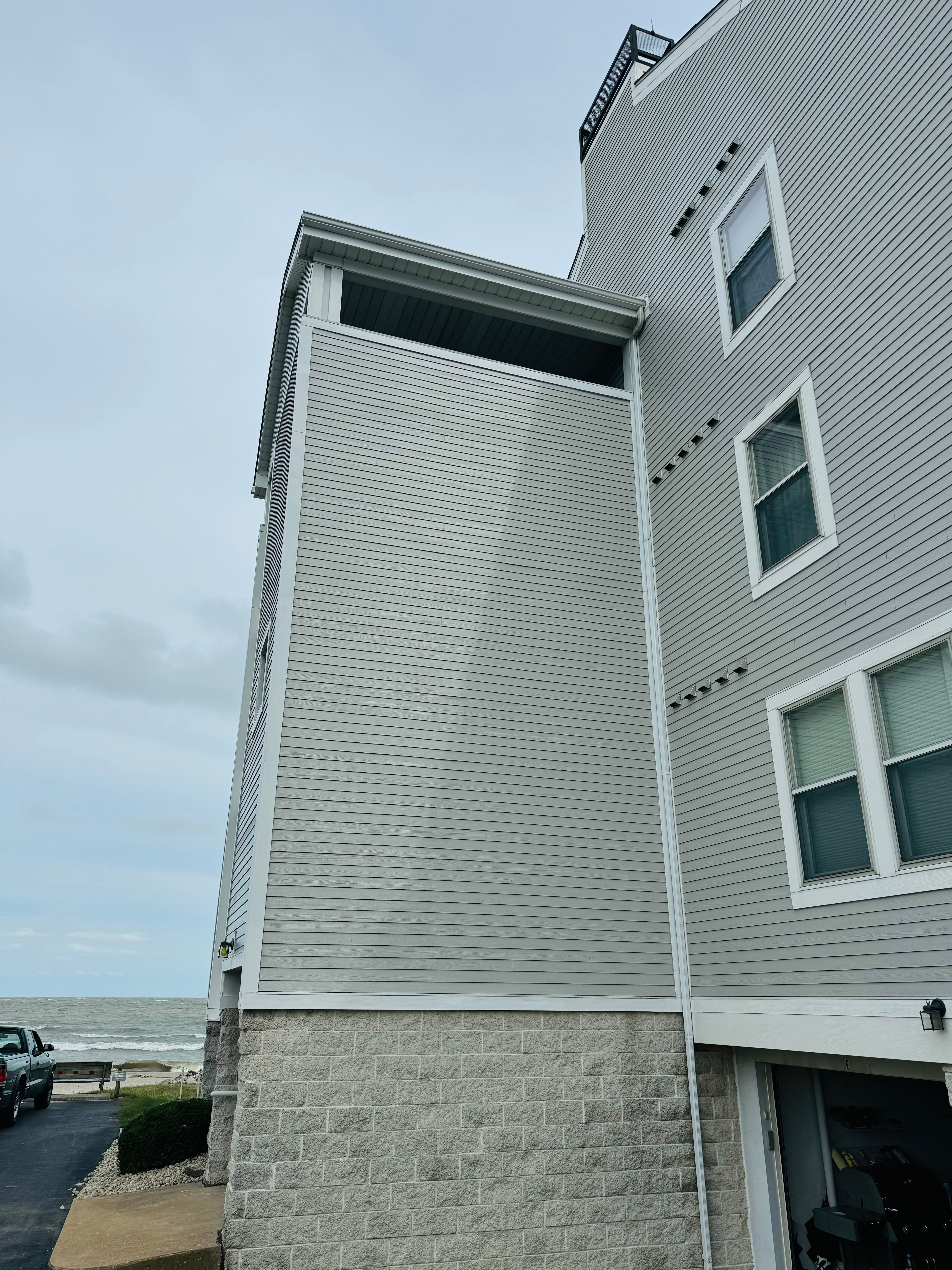 Exterior painting for Erie Builders & Construction in Sandusky, OH