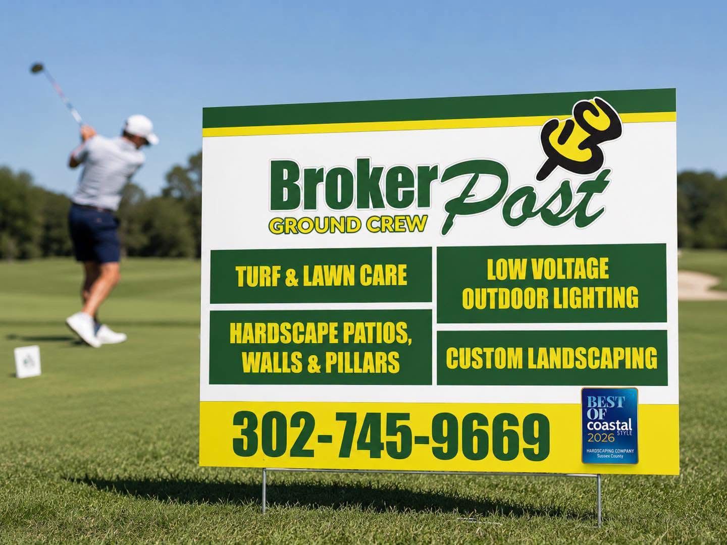 Patio Design & Construction for Broker Post Ground Crew in Sussex County, DE
