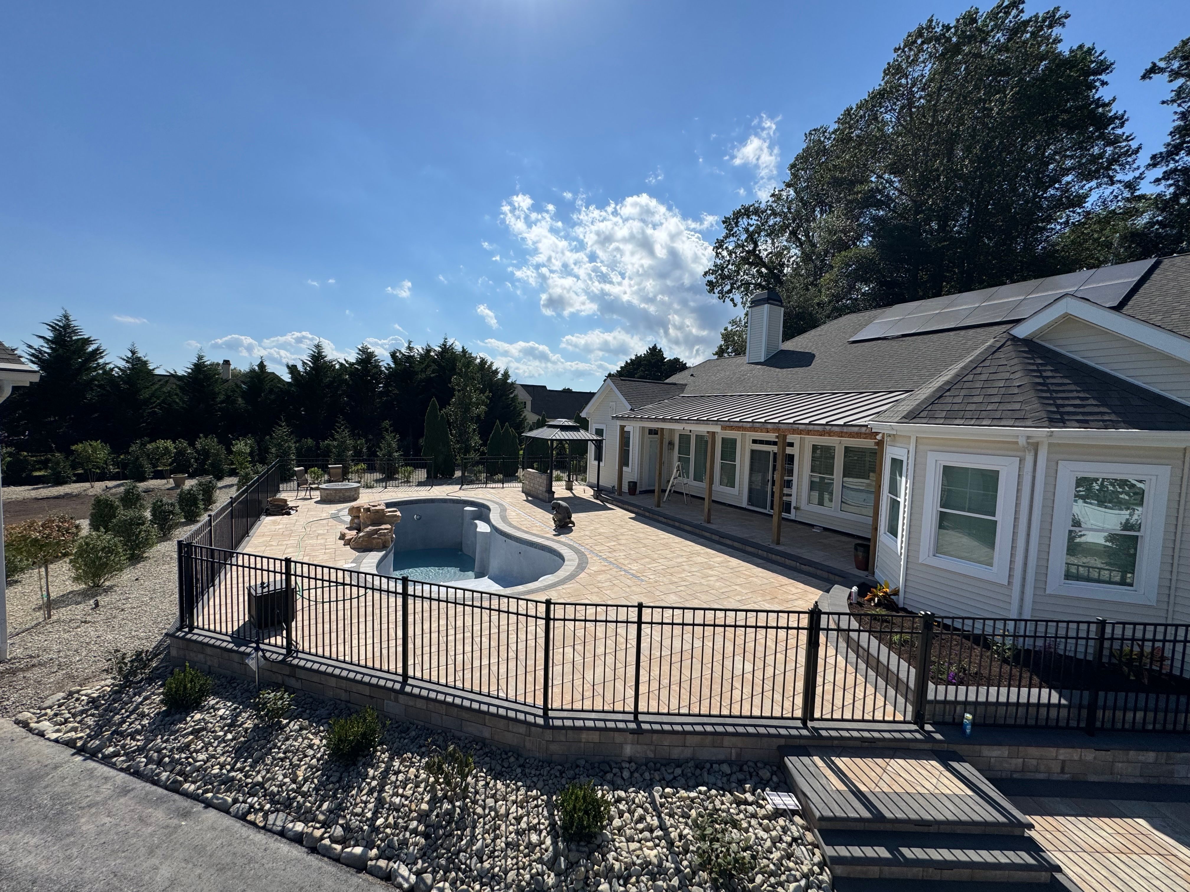 Patio Design & Construction for Broker Post Ground Crew in Sussex County, DE