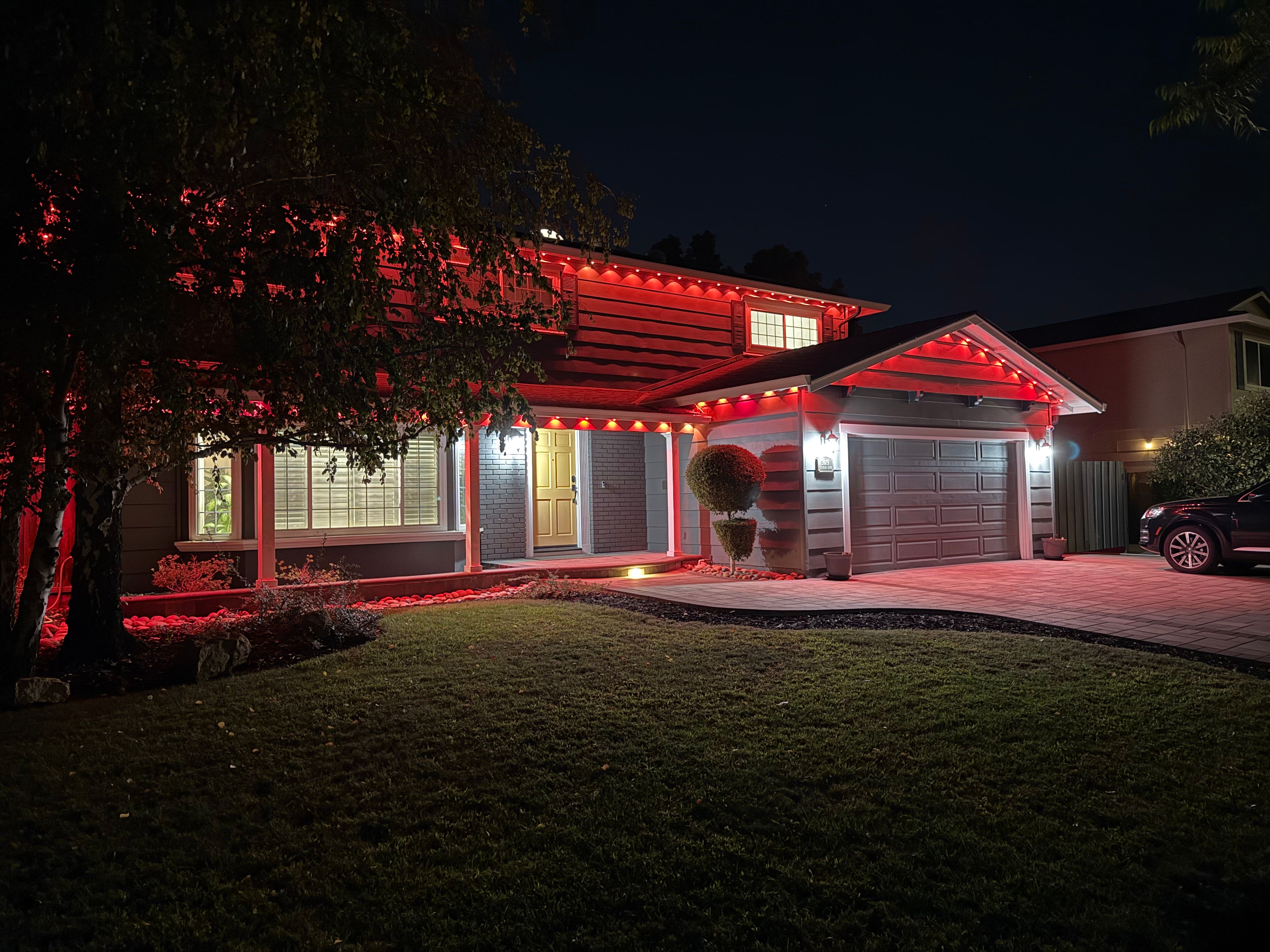 Holiday lighting  for GGG Home Services in San Jose, CA