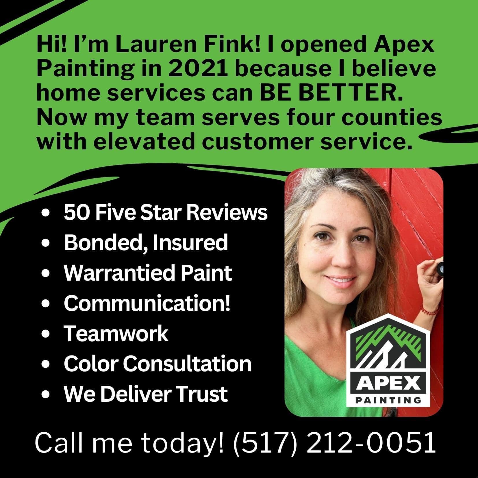 for Apex Painting in Livonia, MI