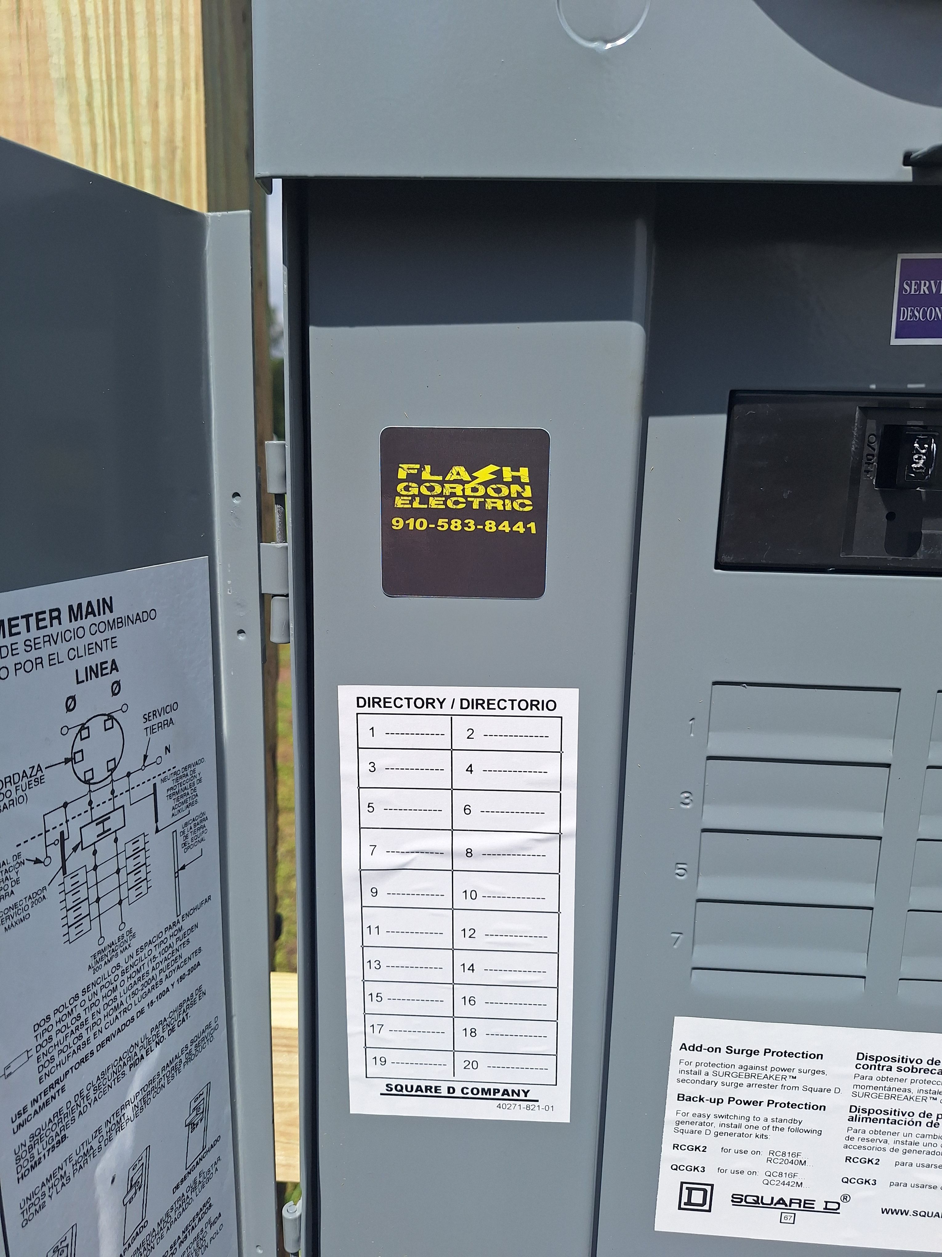  for Flash Gordon Electric LLC in Hope Mills, NC