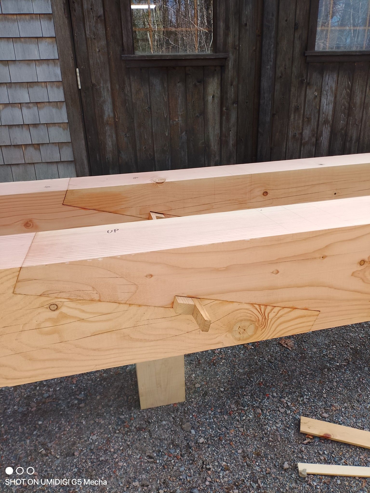 Exterior Renovations for Dresser Timber Frames in Dedham, ME