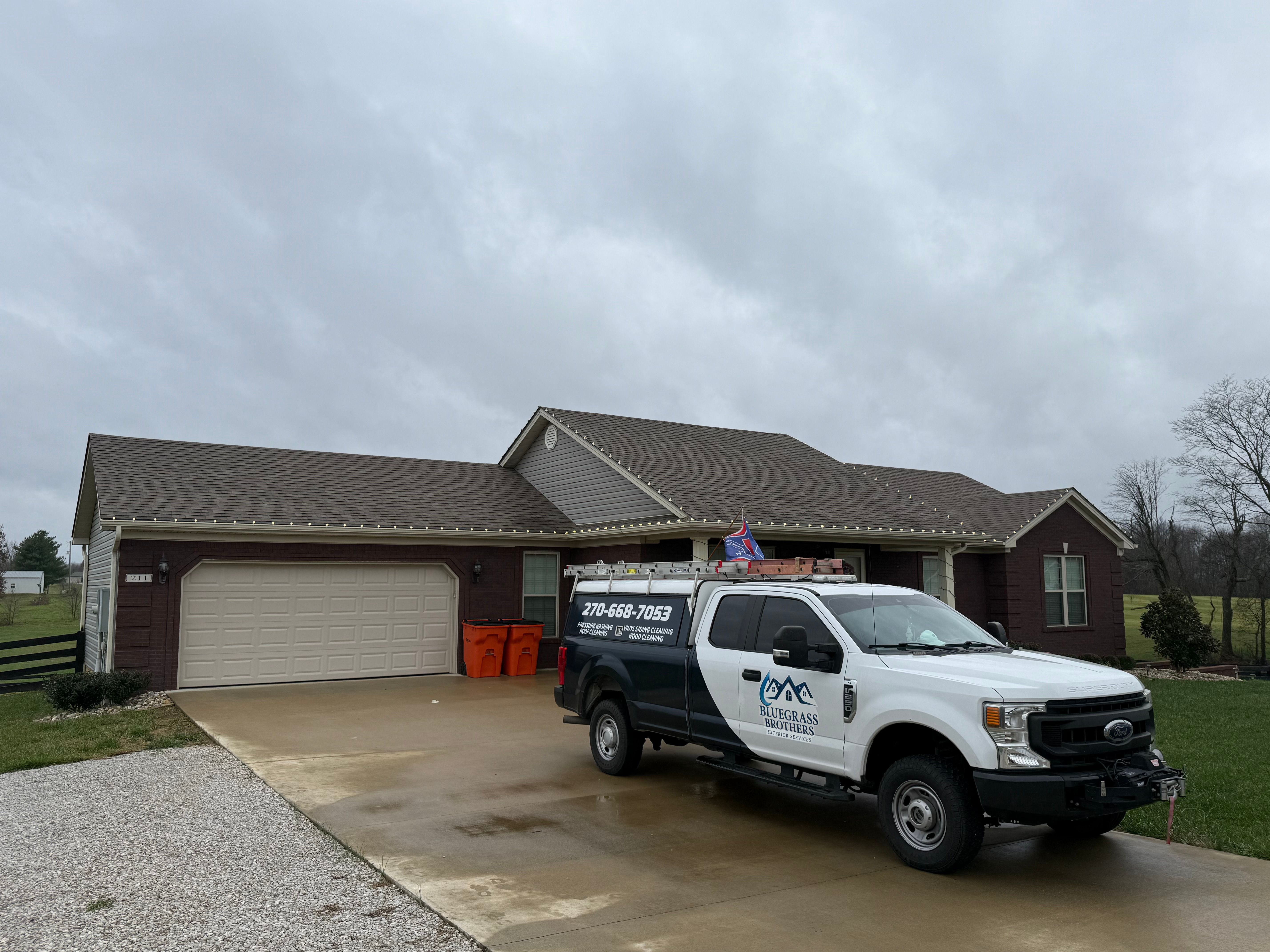 Christmas Light Installation Gallery for Bluegrass Brothers Exterior Services LLC in Elizabethtown, KY