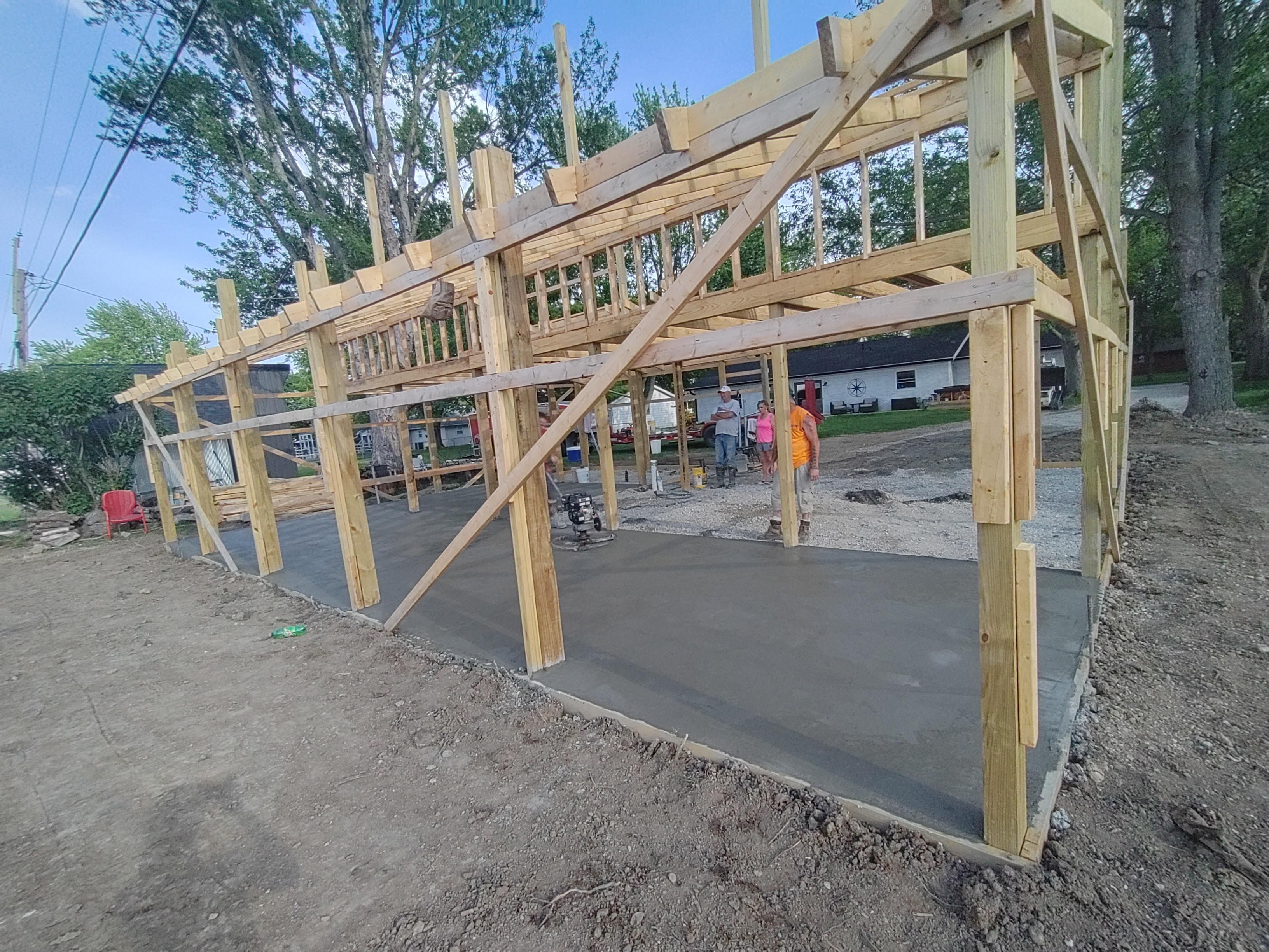  for Concrete Creations to Foundiations. in Yorktown, IN