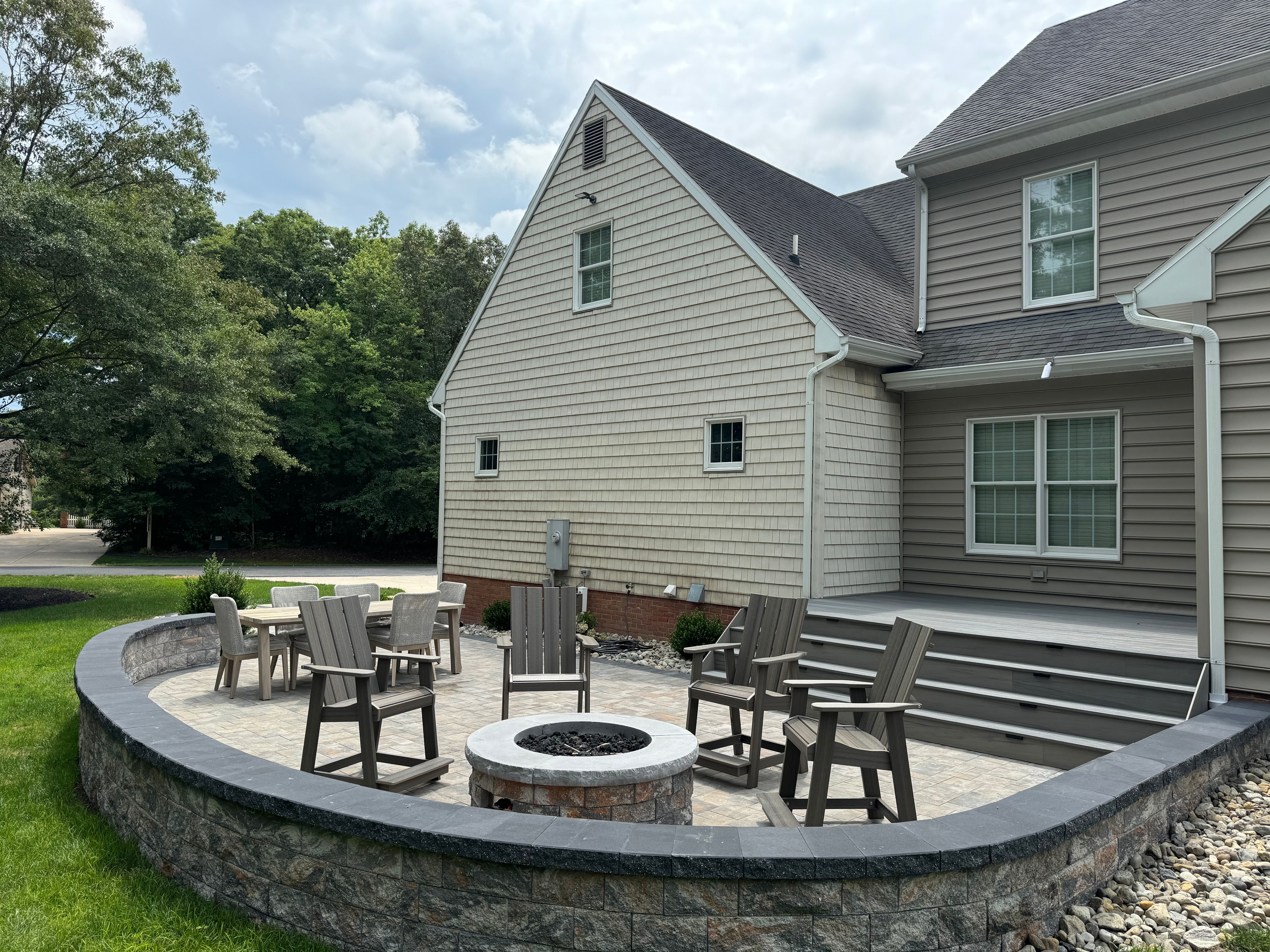 Patio Design & Construction for Broker Post Ground Crew in Sussex County, DE