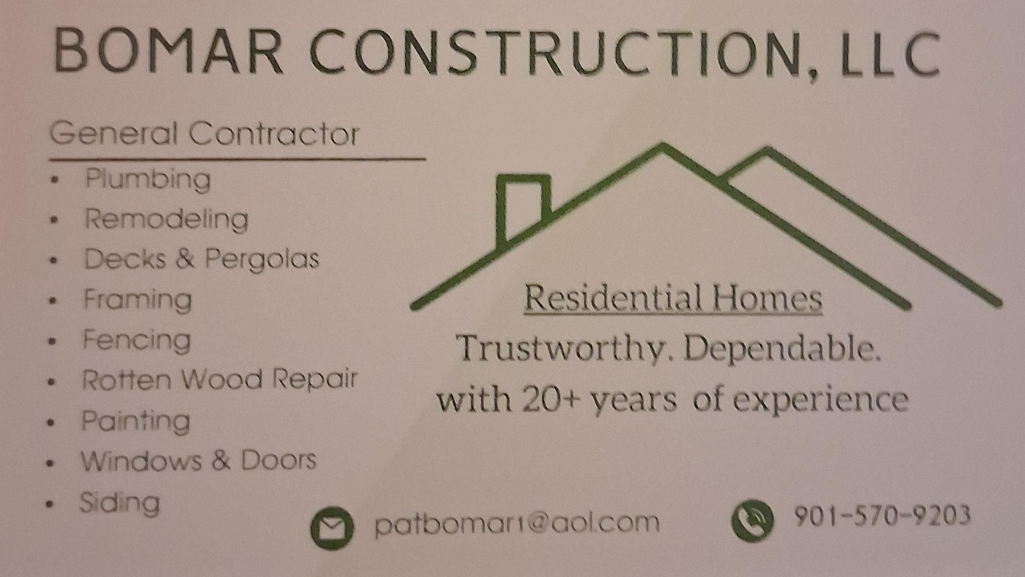  for Bomar Construction  in Olive Branch, MS