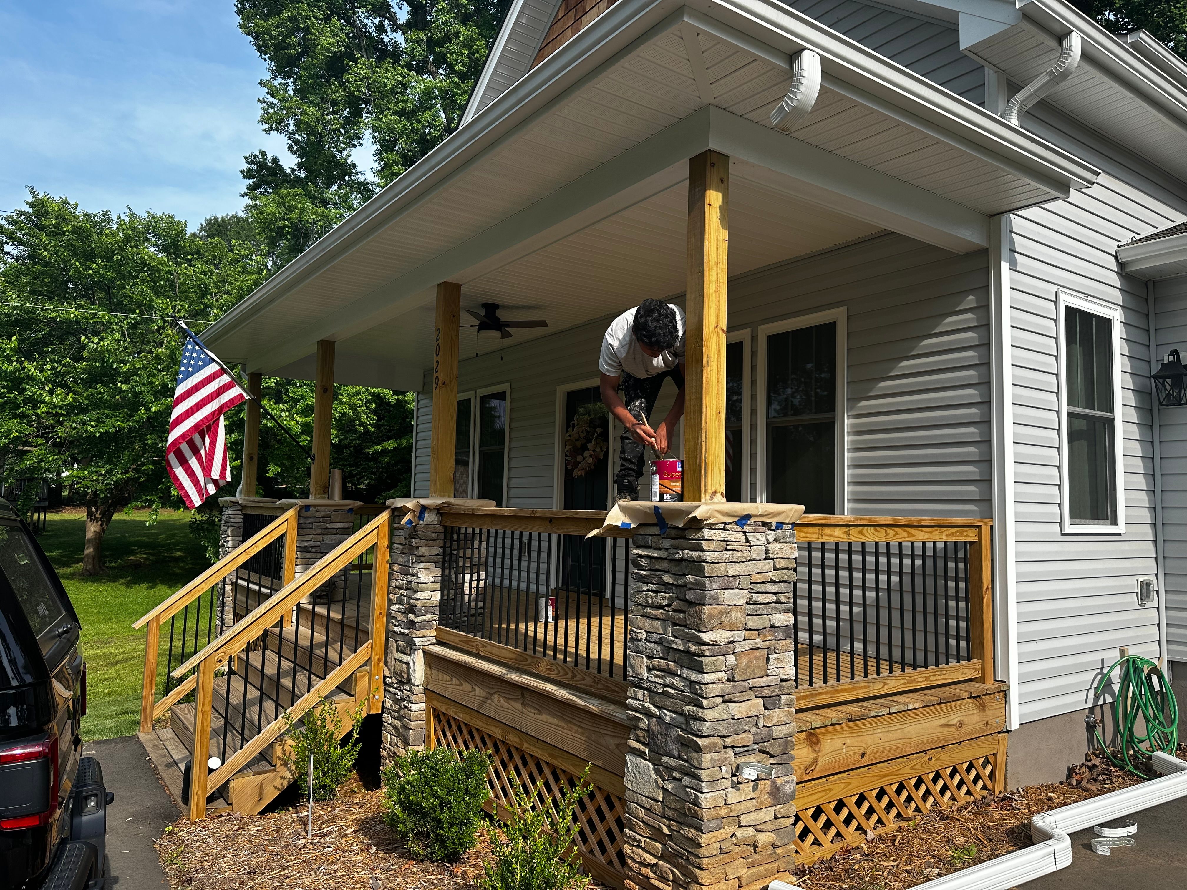 Deck Staining  for Cisco Kid Landscaping Inc. in Lincolnton, NC