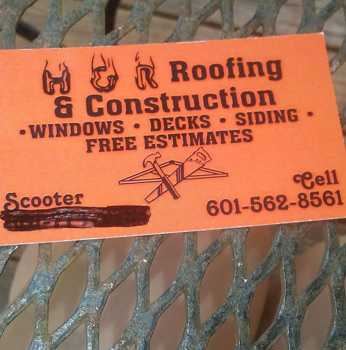  for H & R Roofing And Construction  in Union, MS